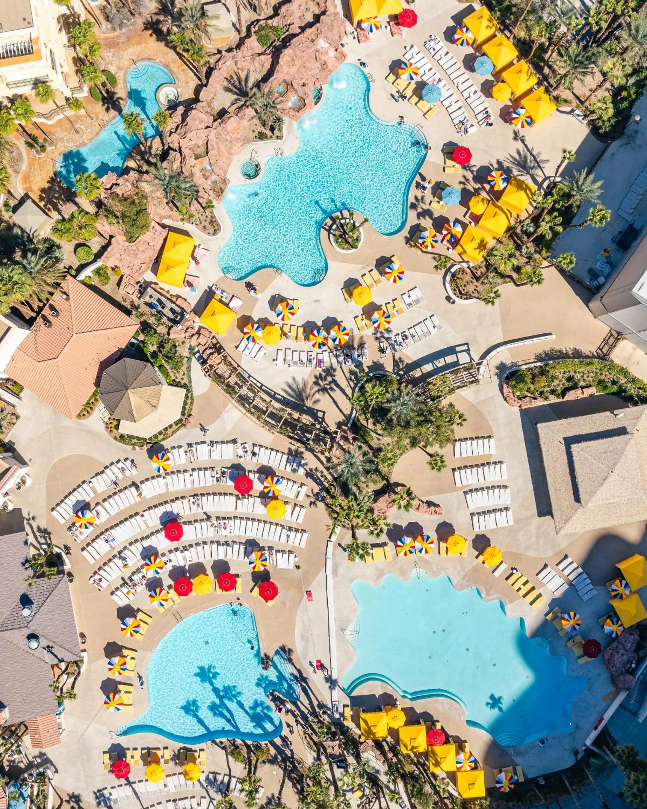 Pool view in Masquerade Tower at Rio Hotel & Casino