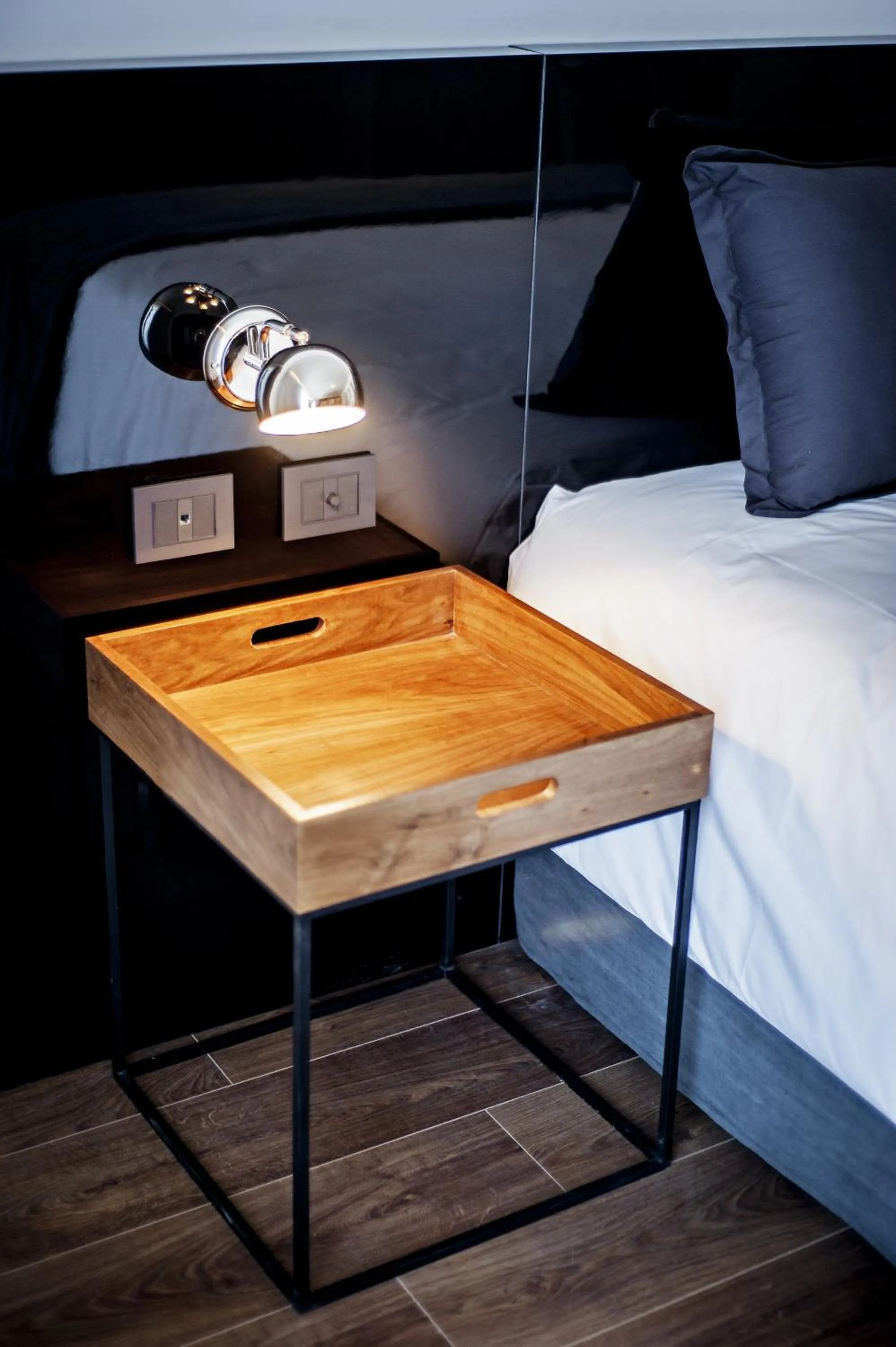 Decorative detail, Bed in CasaSur Palermo Hotel