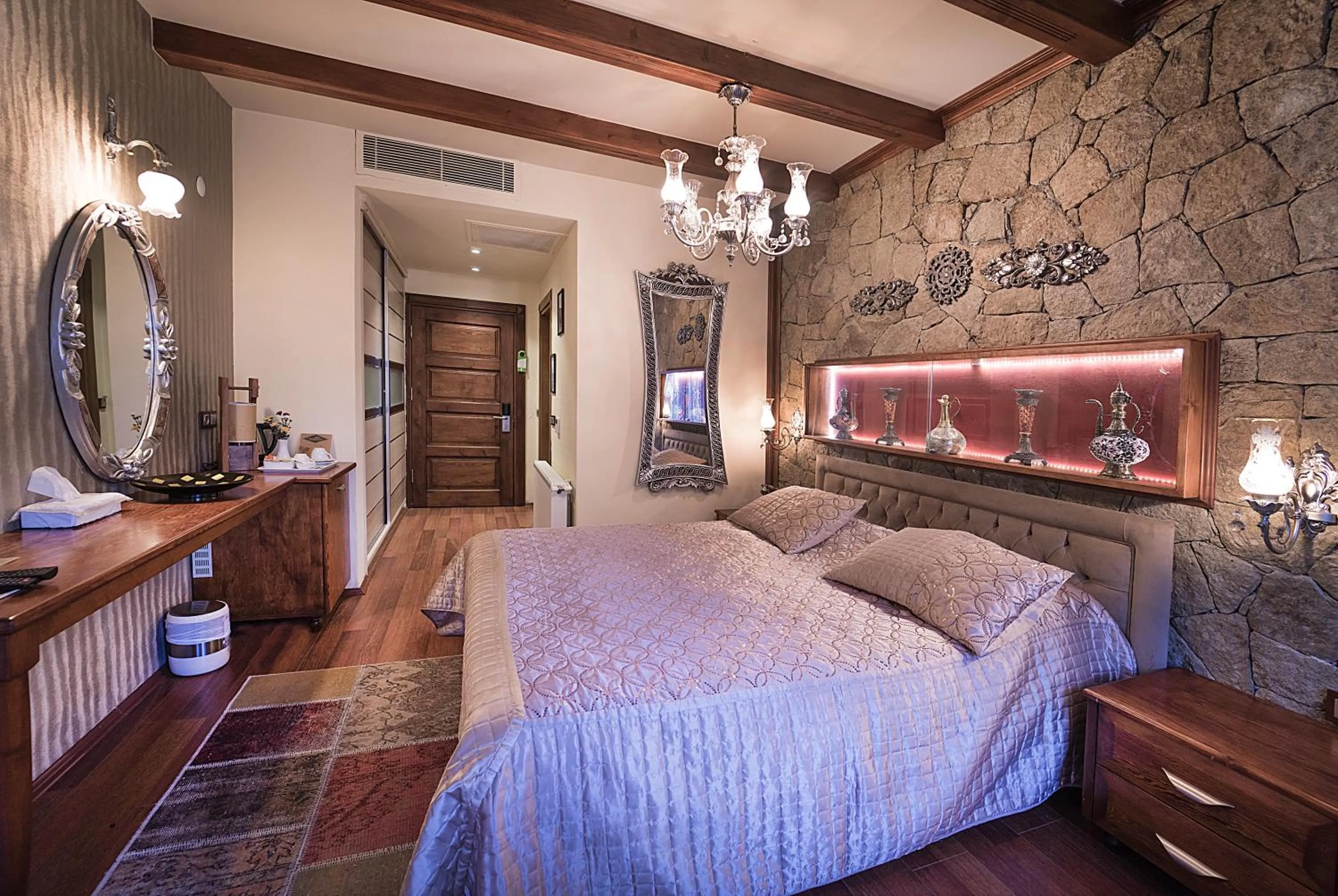 Bed in Kazdaglari Karye Müze Hotel