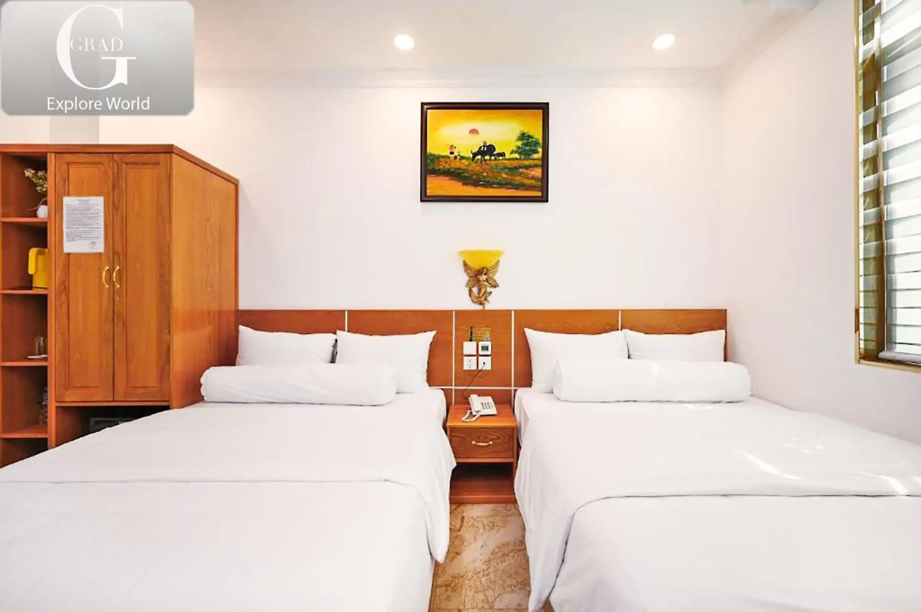 Bed in Ly Ly Hotel 2