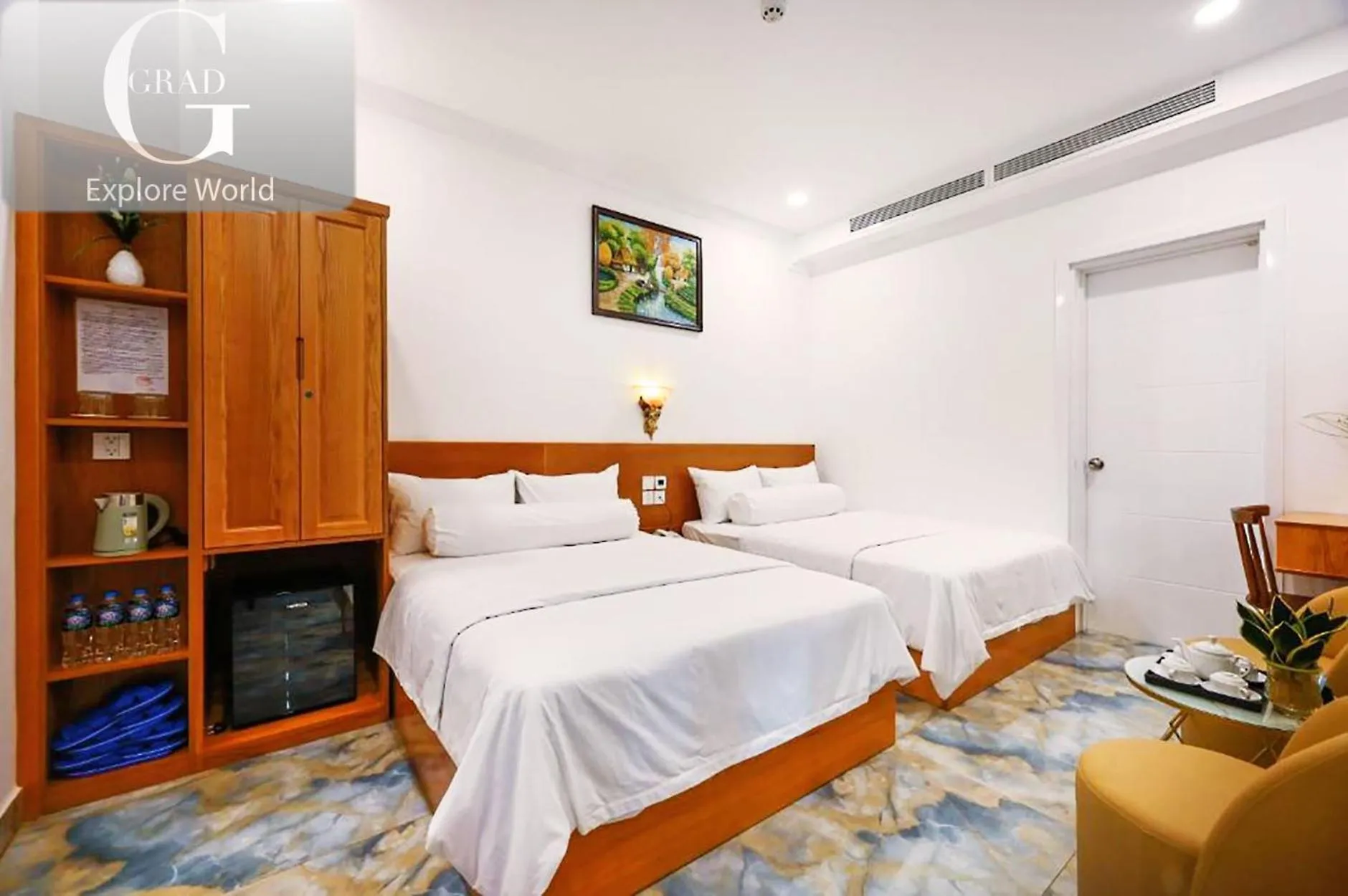 Bed in Ly Ly Hotel 2