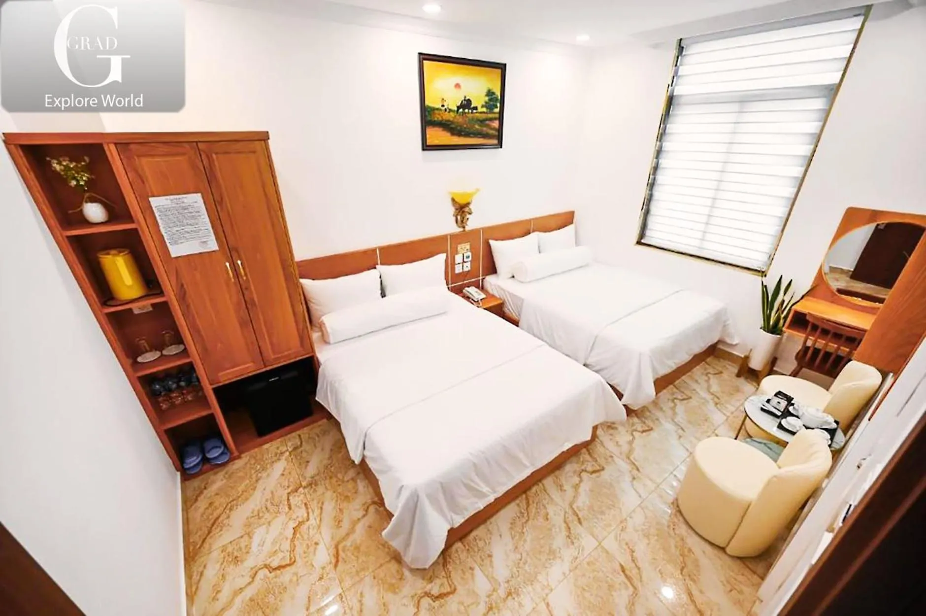 Bed in Ly Ly Hotel 2