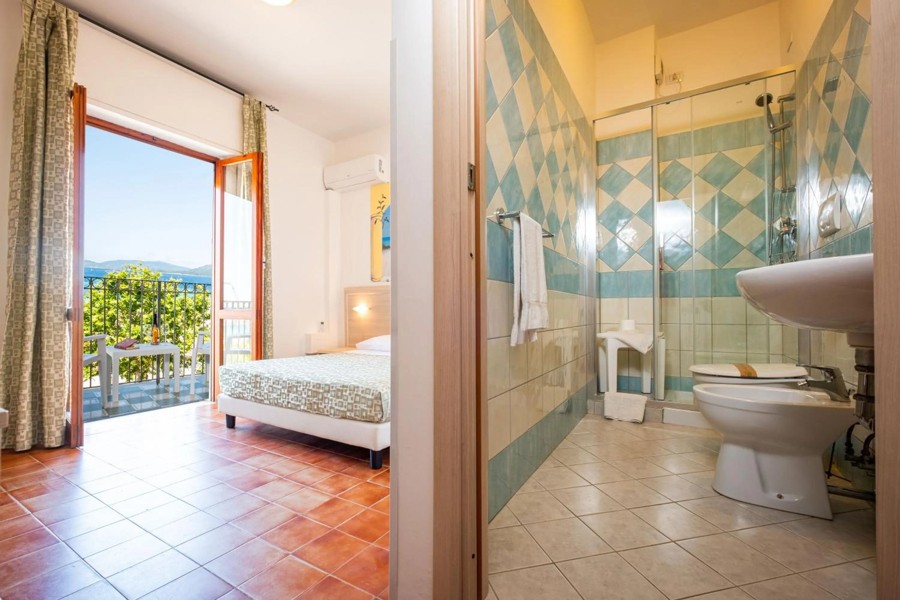 Bathroom in Hotel Il Gabbiano