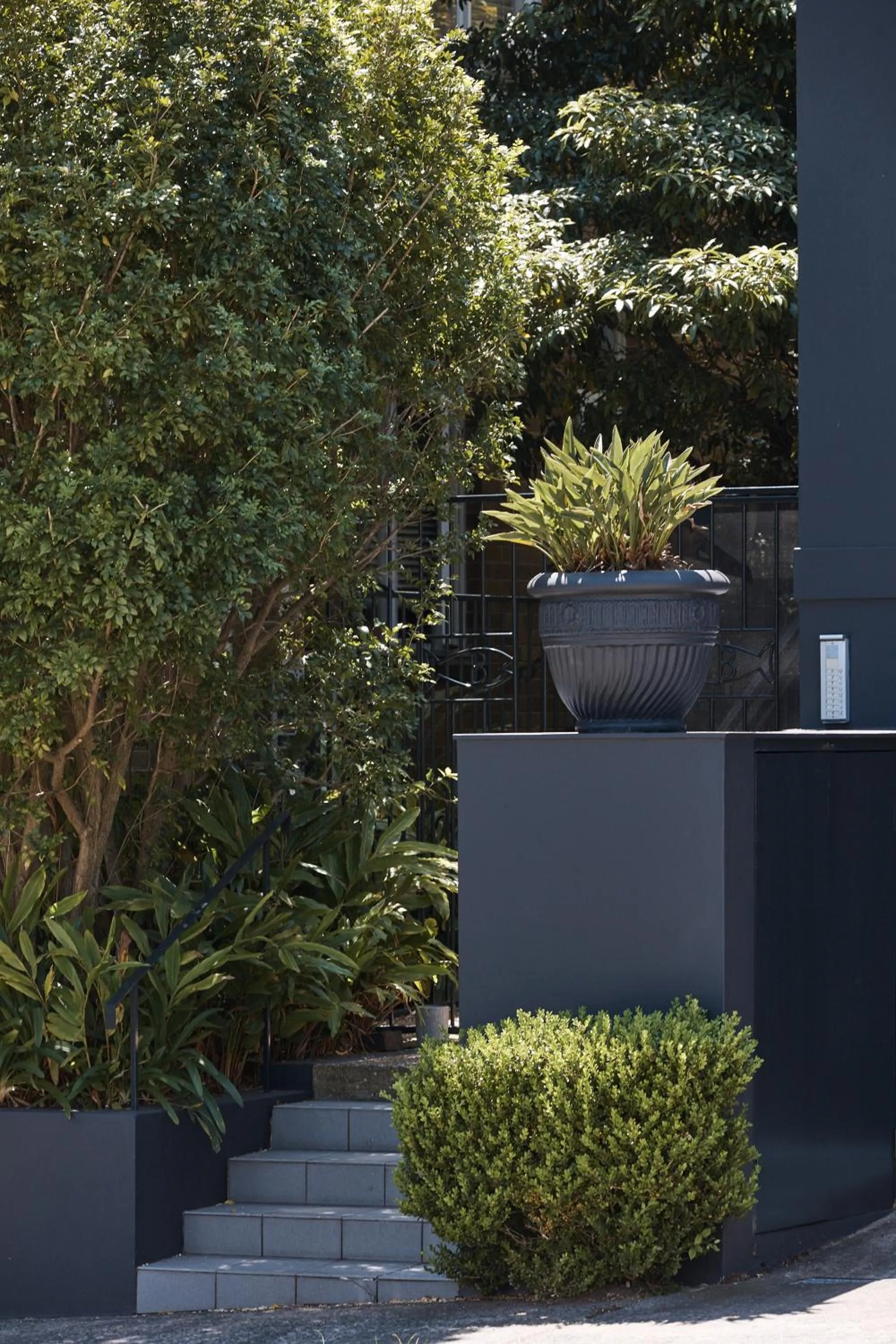 Facade/entrance in Ballantyne at Mosman Apartments