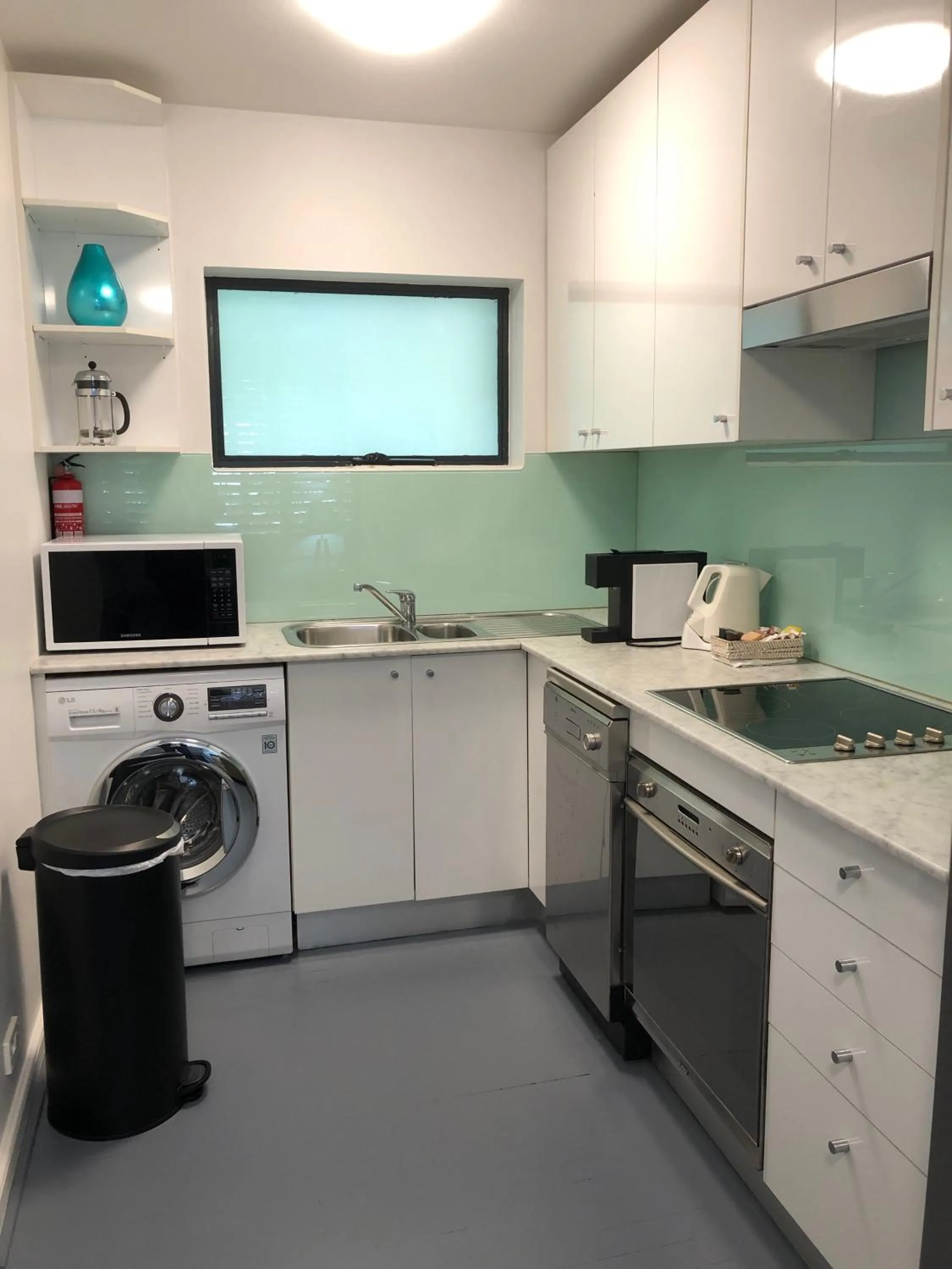 Kitchen or kitchenette in Ballantyne at Mosman Apartments