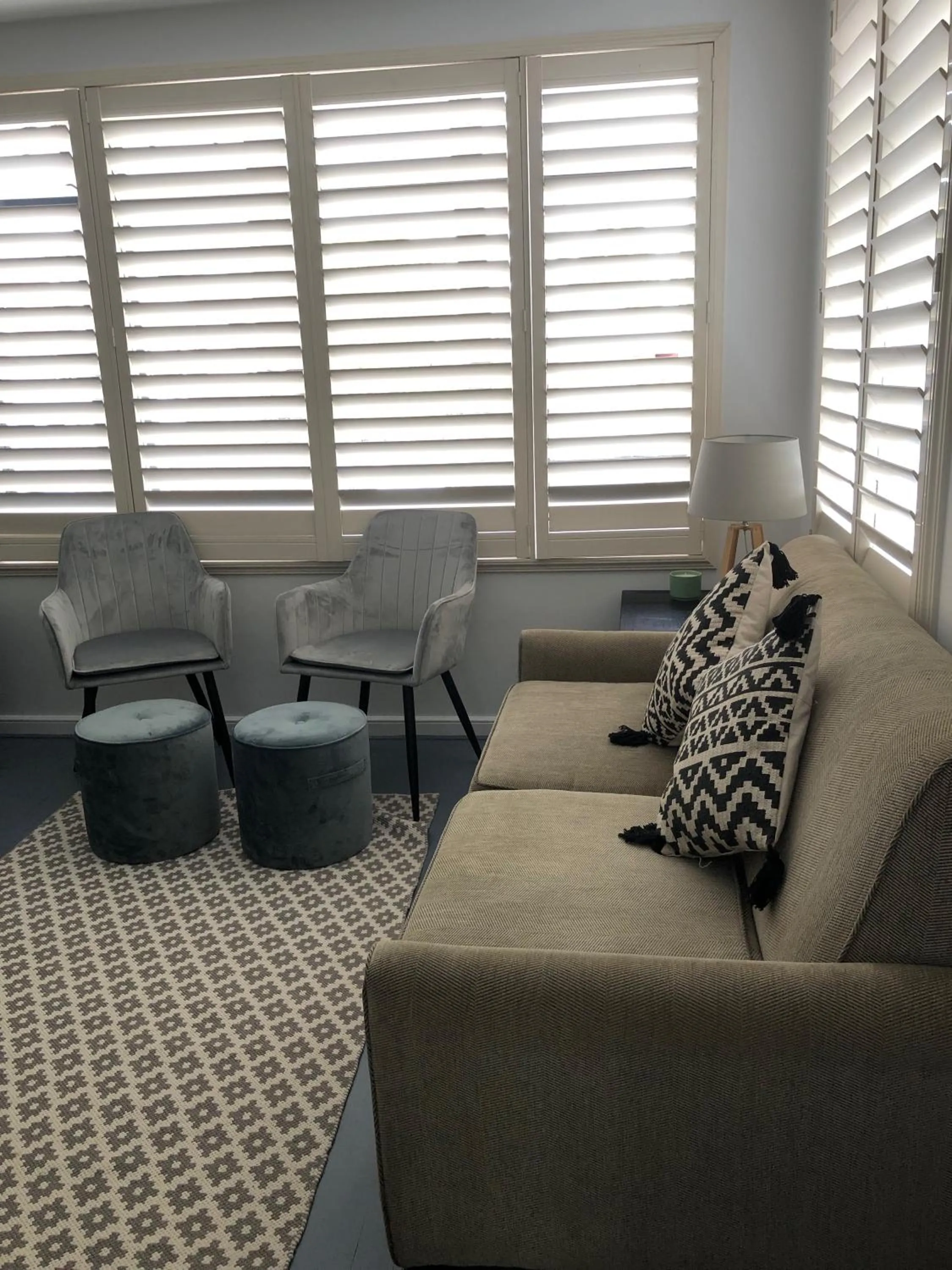 Living room in Ballantyne at Mosman Apartments