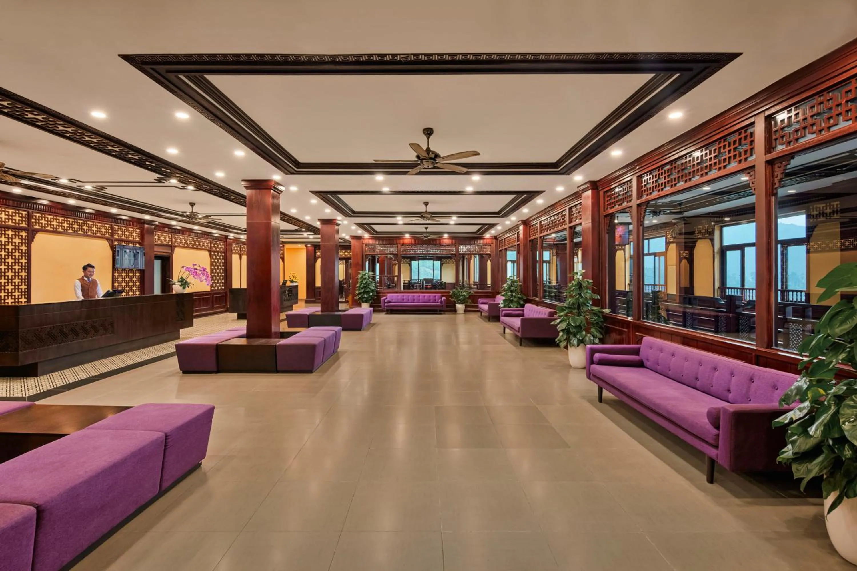 Lobby or reception in Mercure Danang French Village Bana Hills