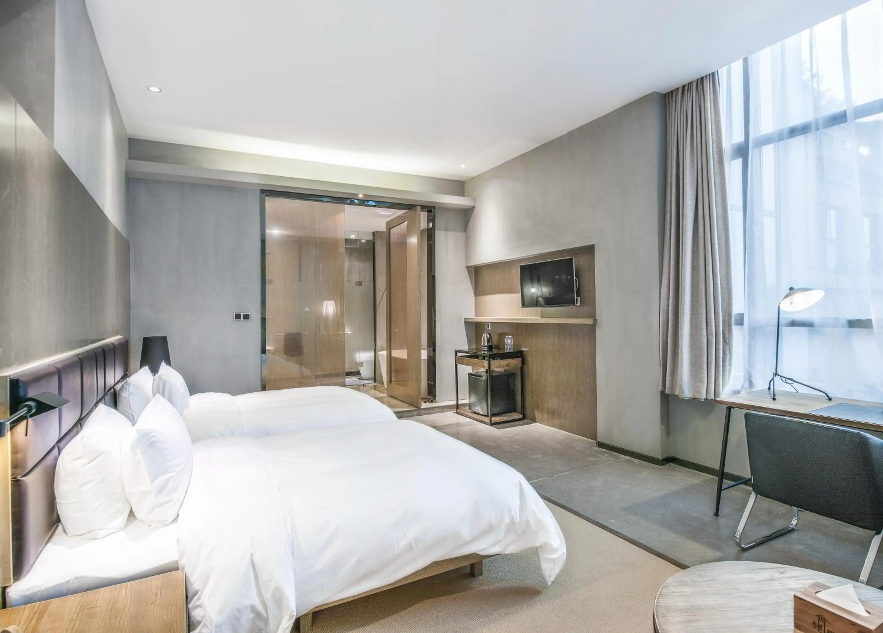 bunk bed in Time Tunnel Designer Hotel Xi'an