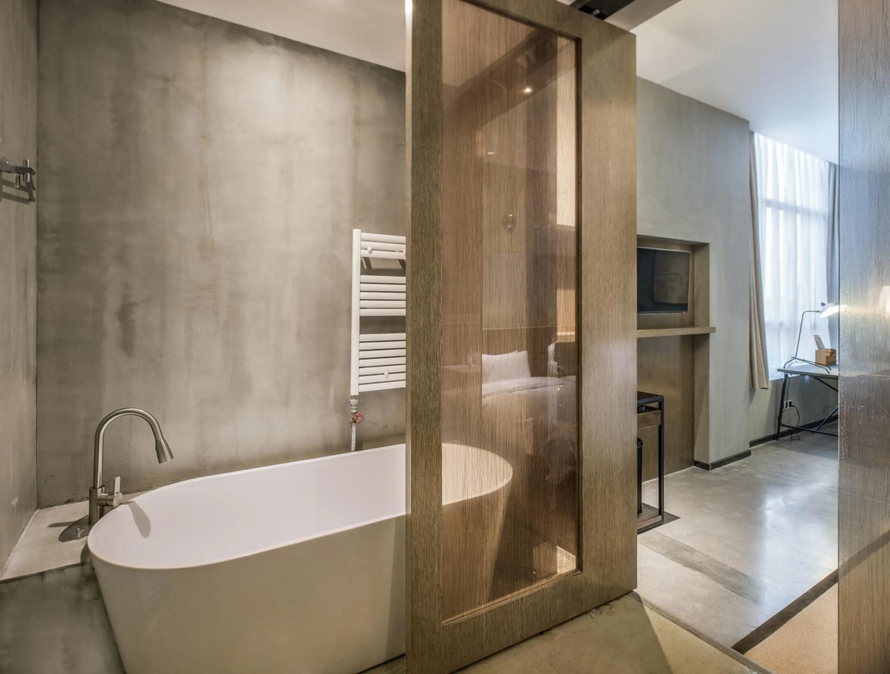 Bathroom in Time Tunnel Designer Hotel Xi'an