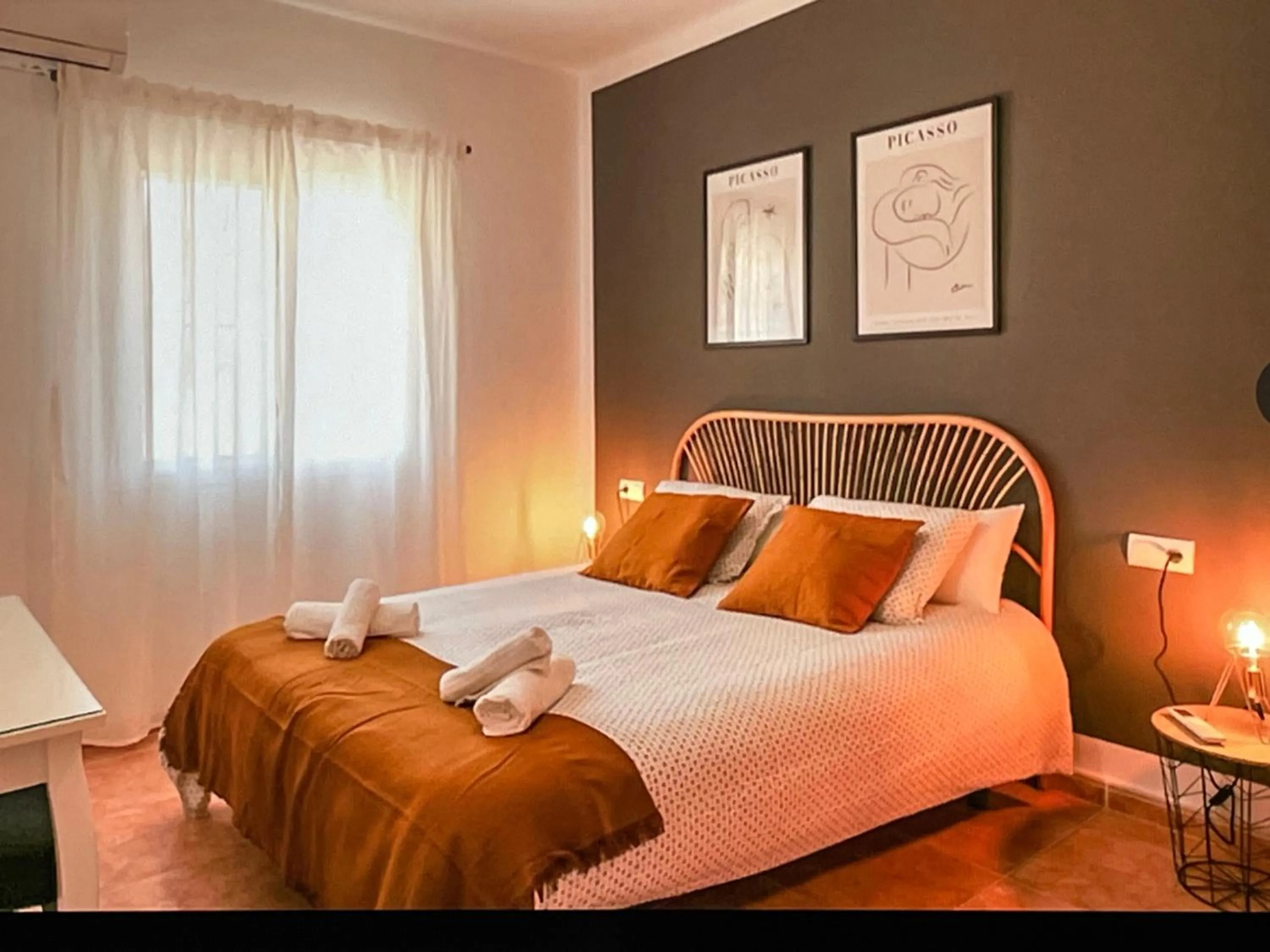 Bedroom, Bed in Villa Casa Rural Ballesteros