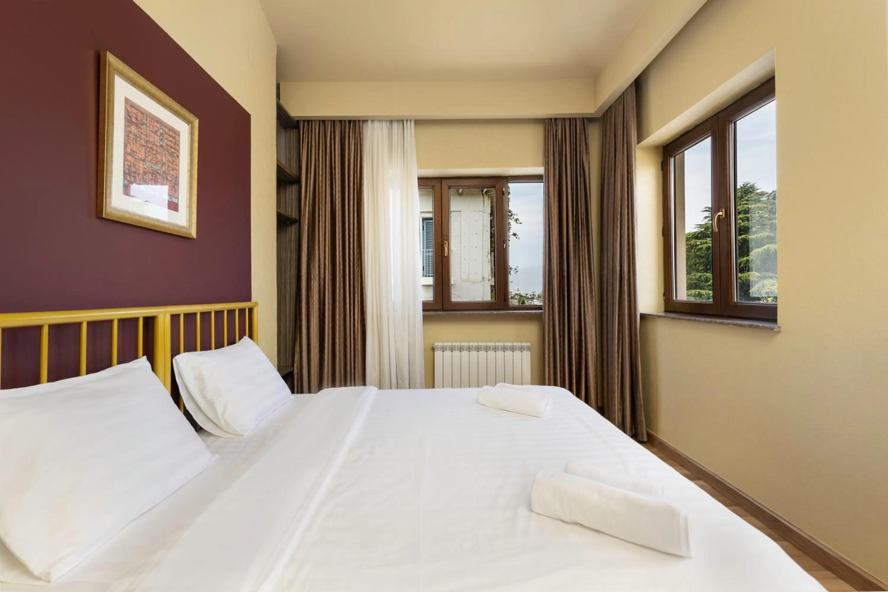 Bed in Acord Hotel & Balcony