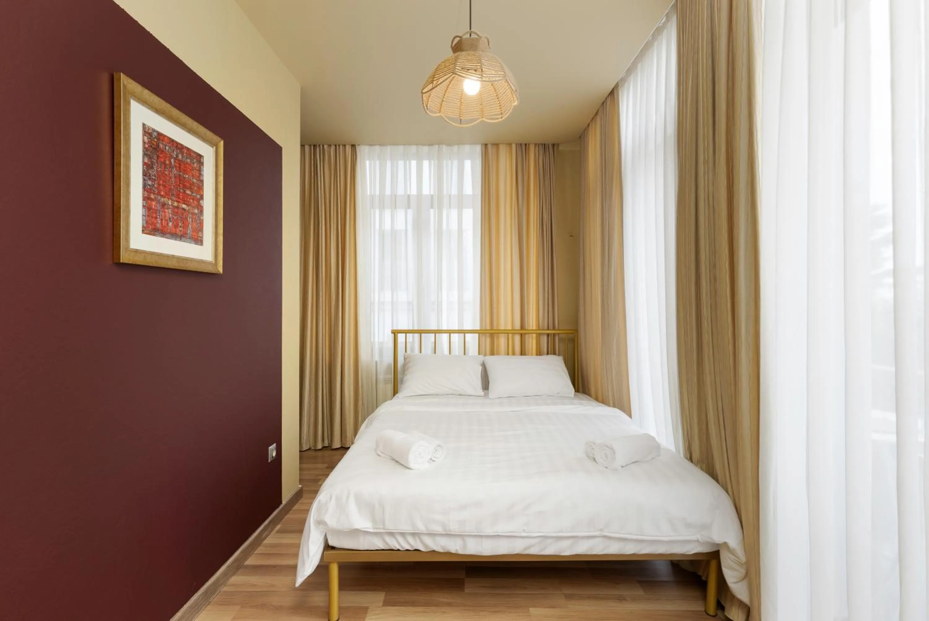 Bed in Acord Hotel & Balcony