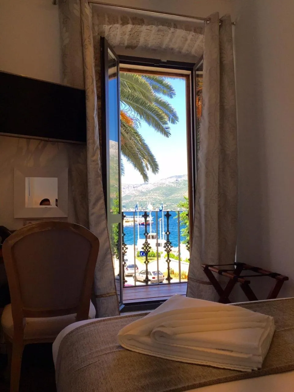 Balcony/Terrace, Bed in San Teodoro