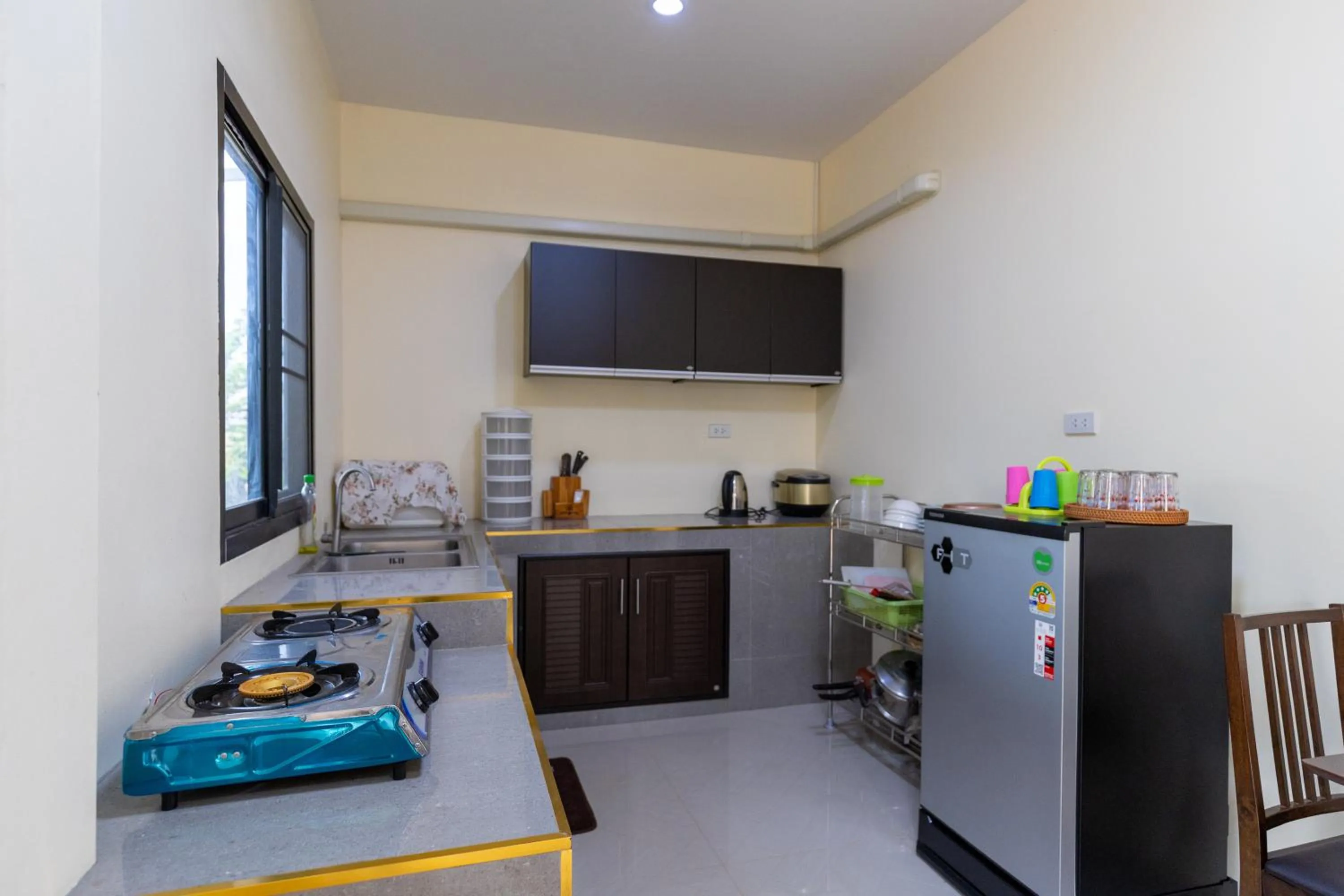 Kitchen or kitchenette in Narucha Farmstay