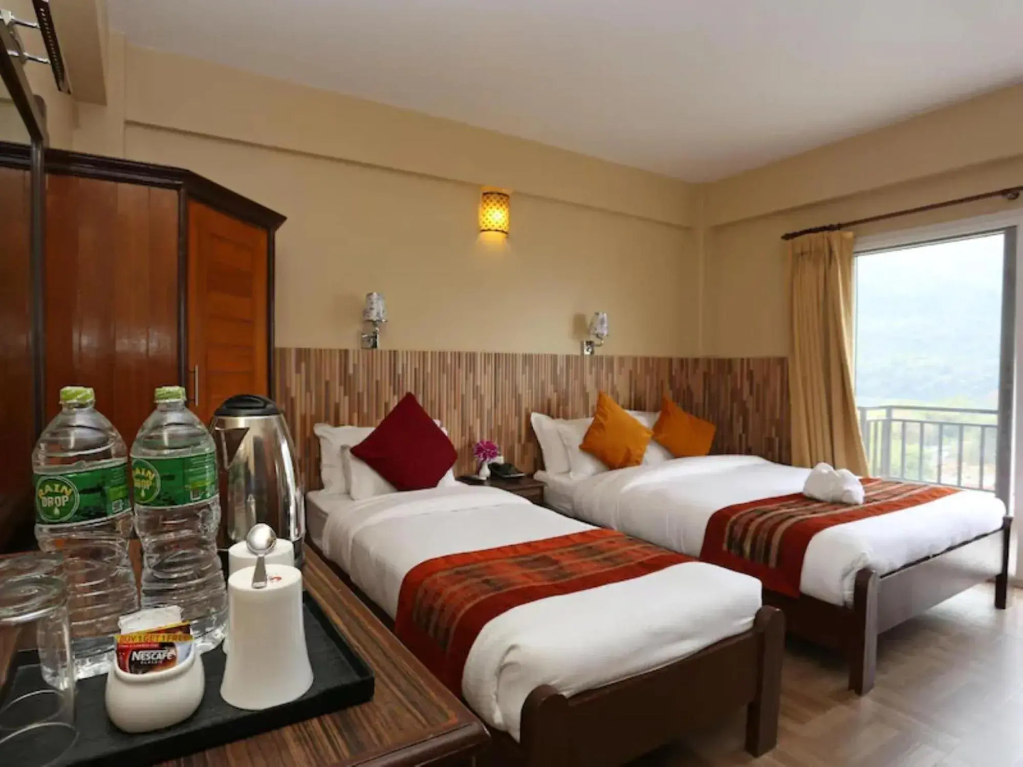 Deluxe Twin Room - single occupancy in Pokhara Crown Plaza Deluxe Twin Room - single occupancy in Pokhara Crown Plaza