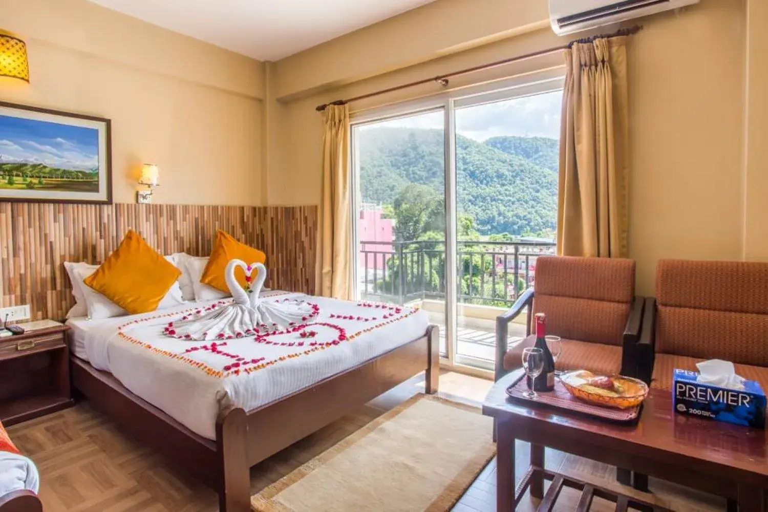 Deluxe Double Room - single occupancy in Pokhara Crown Plaza Deluxe Double Room - single occupancy in Pokhara Crown Plaza