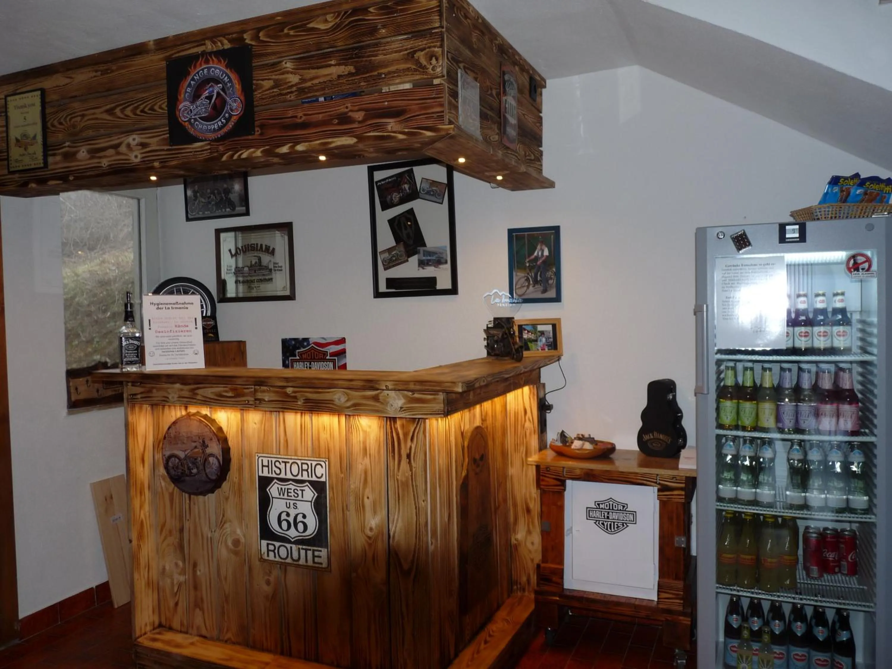 Lobby or reception in La Irmania Pension