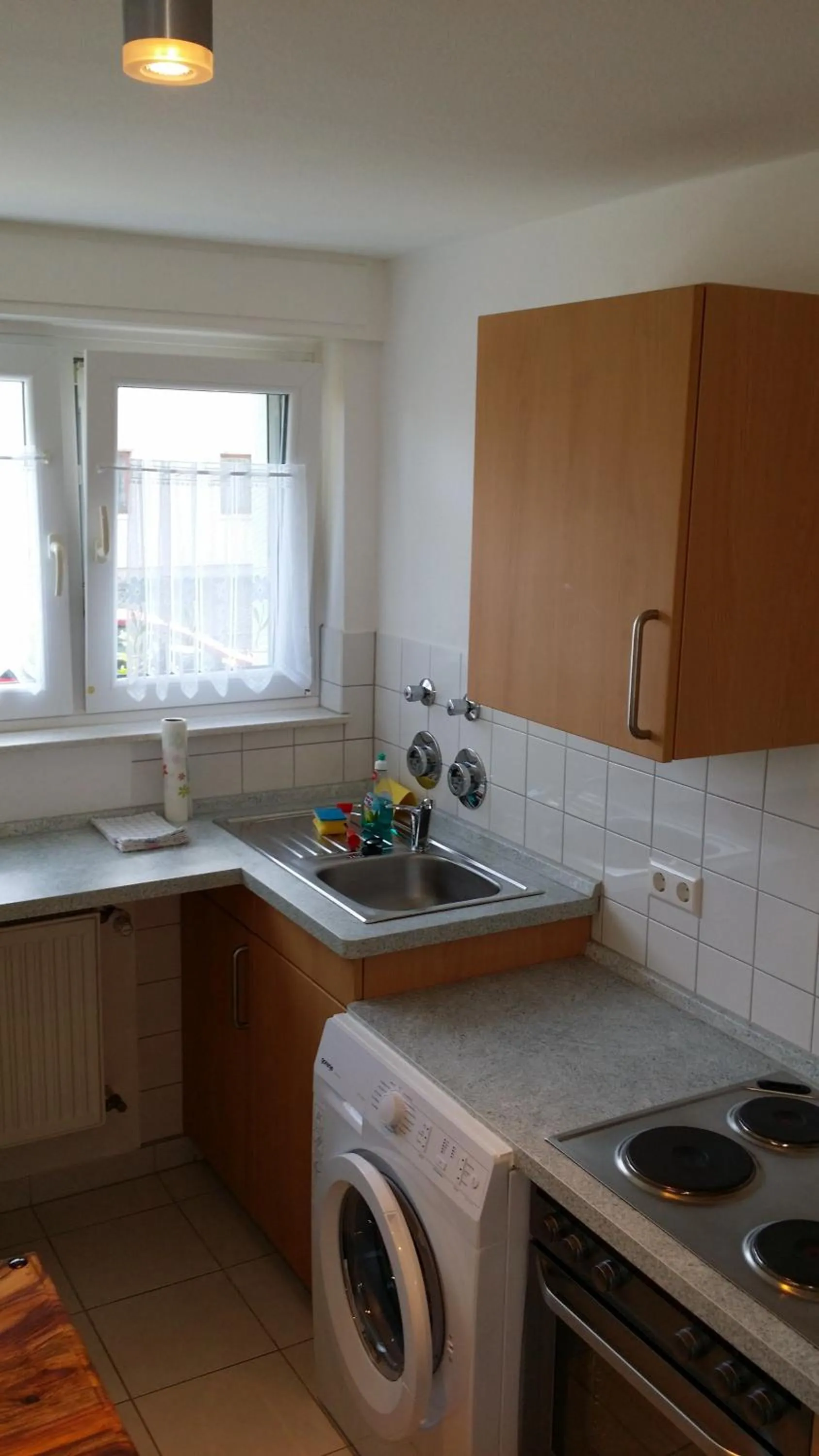 Kitchen or kitchenette in Gästewohnungen Enztal