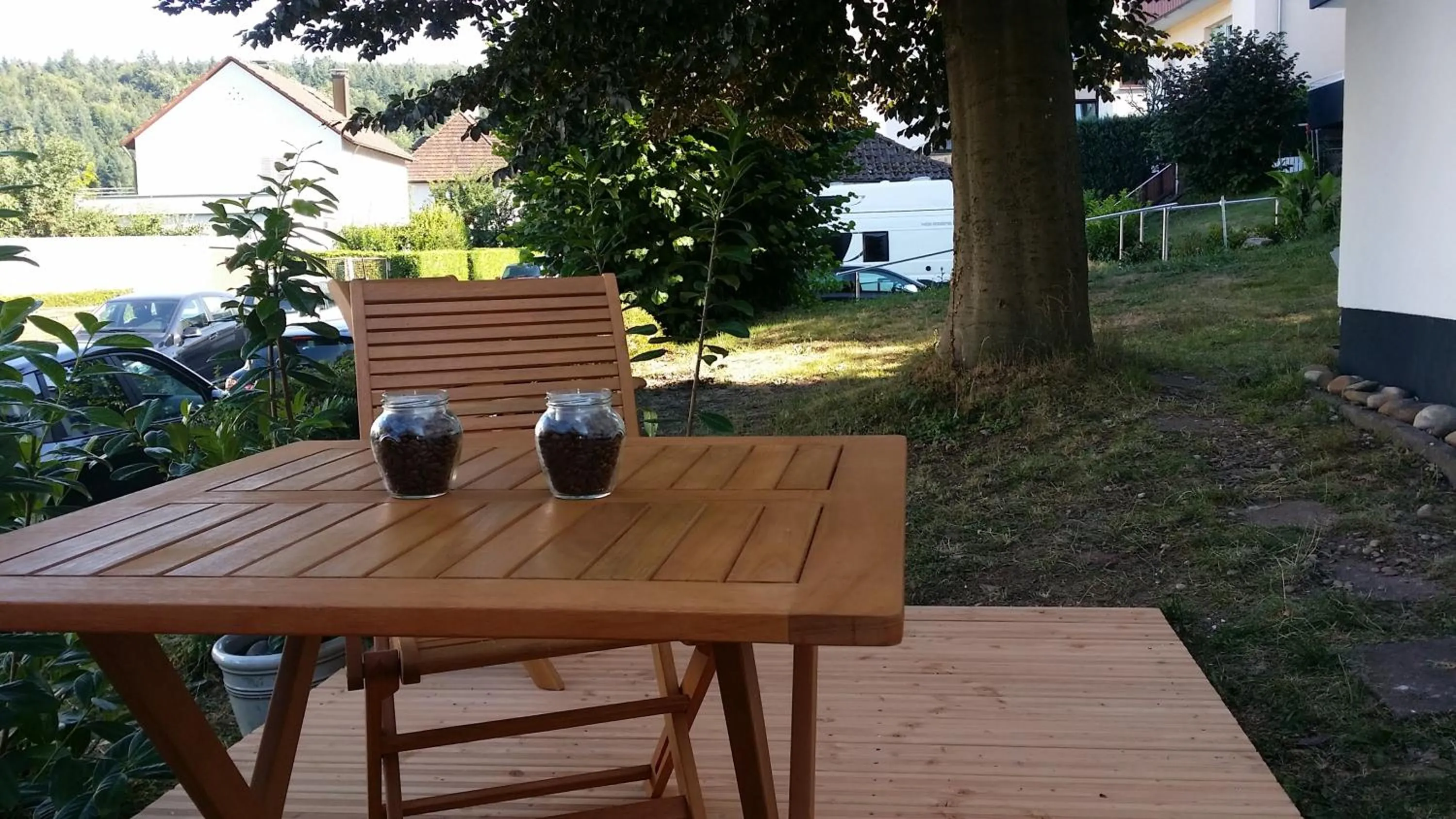 Garden in Gästewohnungen Enztal