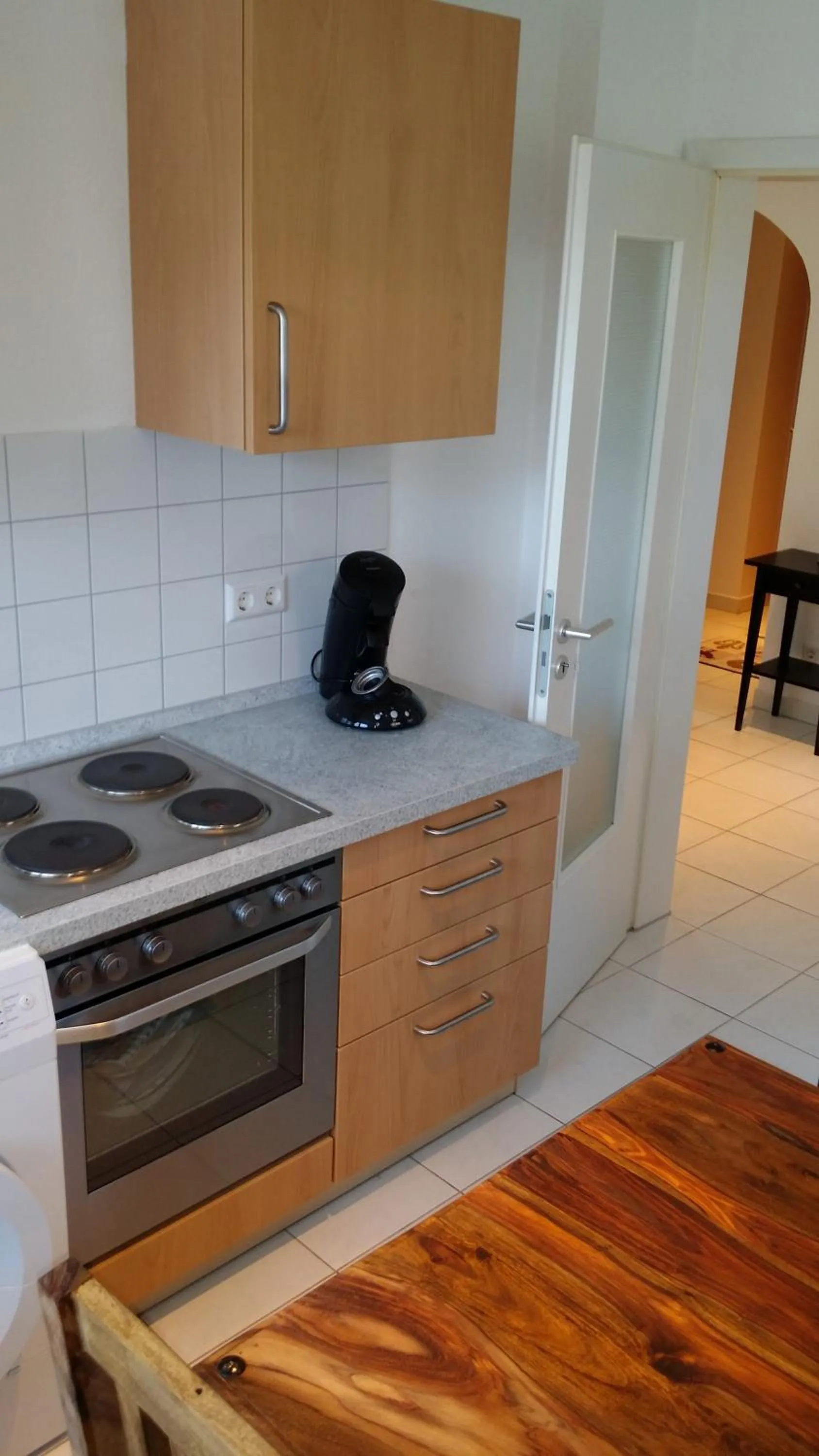 Kitchen or kitchenette in Gästewohnungen Enztal