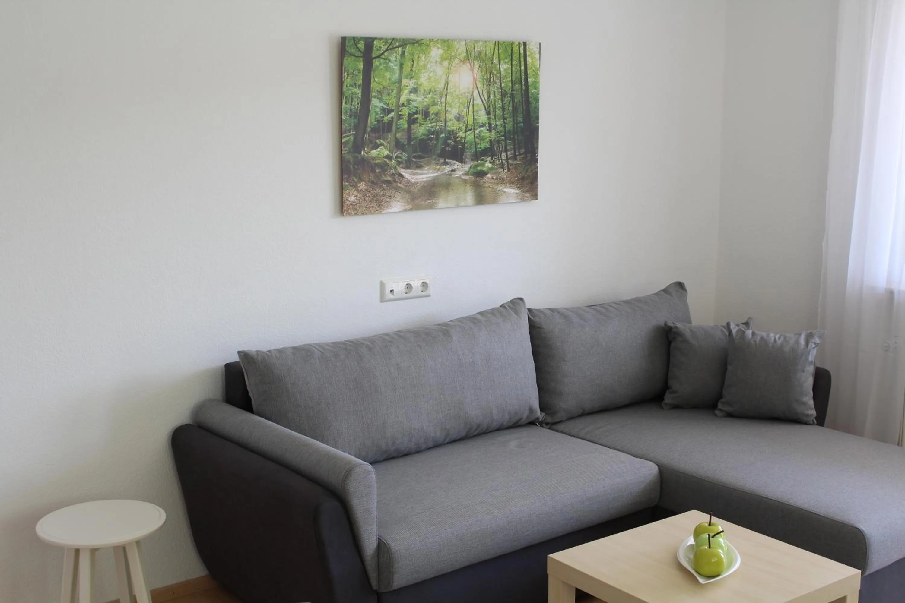 Living room in Gästewohnungen Enztal