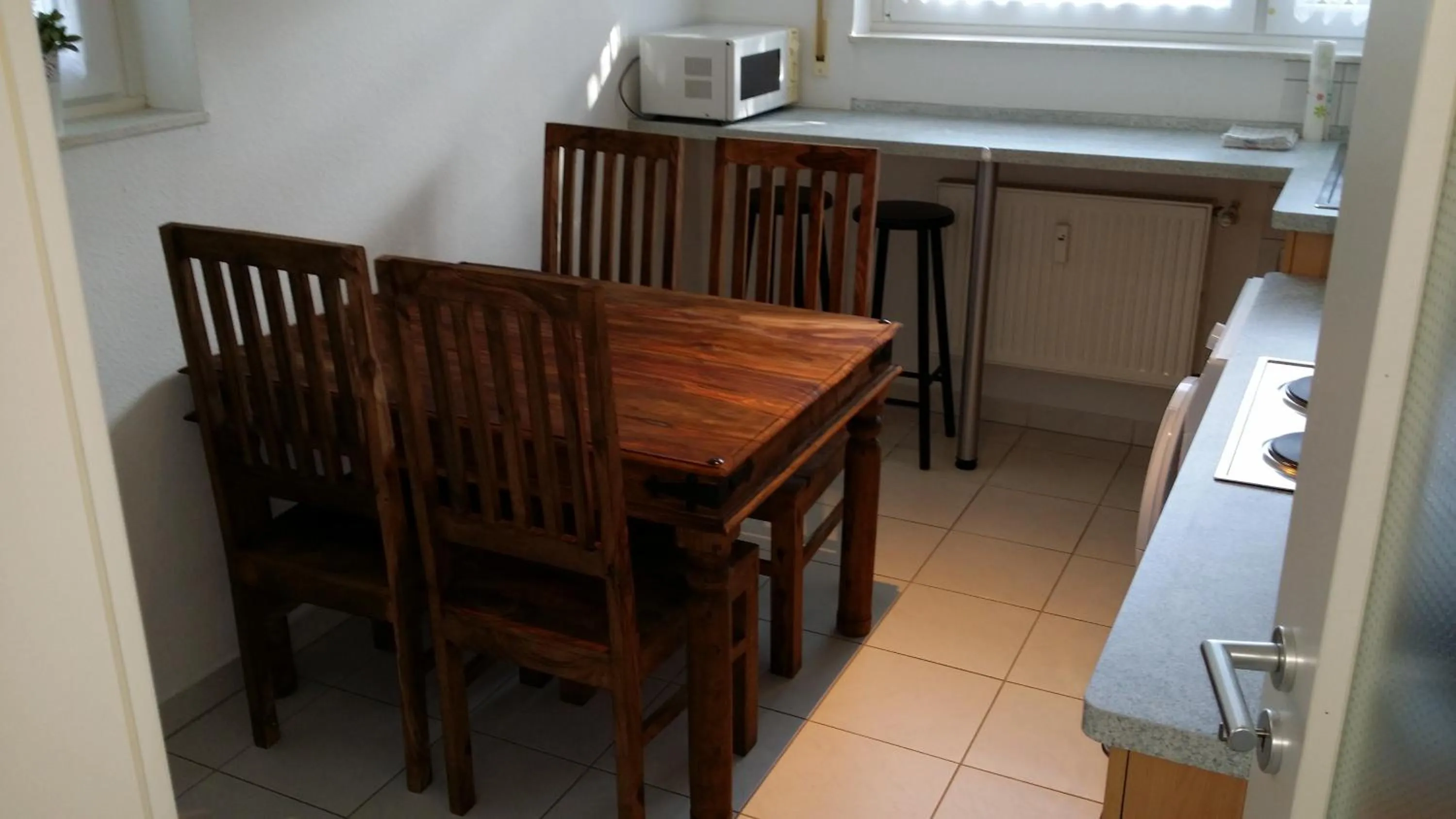 Dining area in Gästewohnungen Enztal
