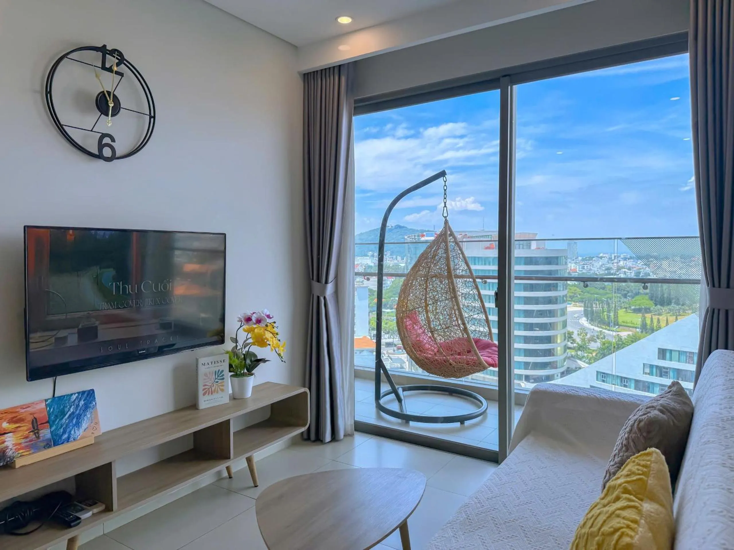 Communal lounge/ TV room in The Song Vung Tau Apartment