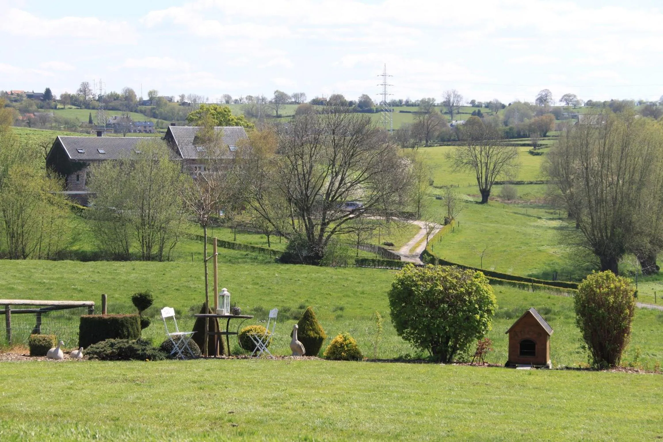 Garden in Country house Au Ballet des Hirondelles