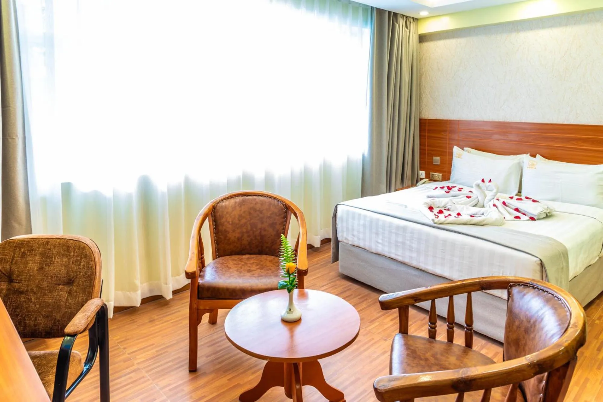 Bed in Hillcourt Resort and Spa