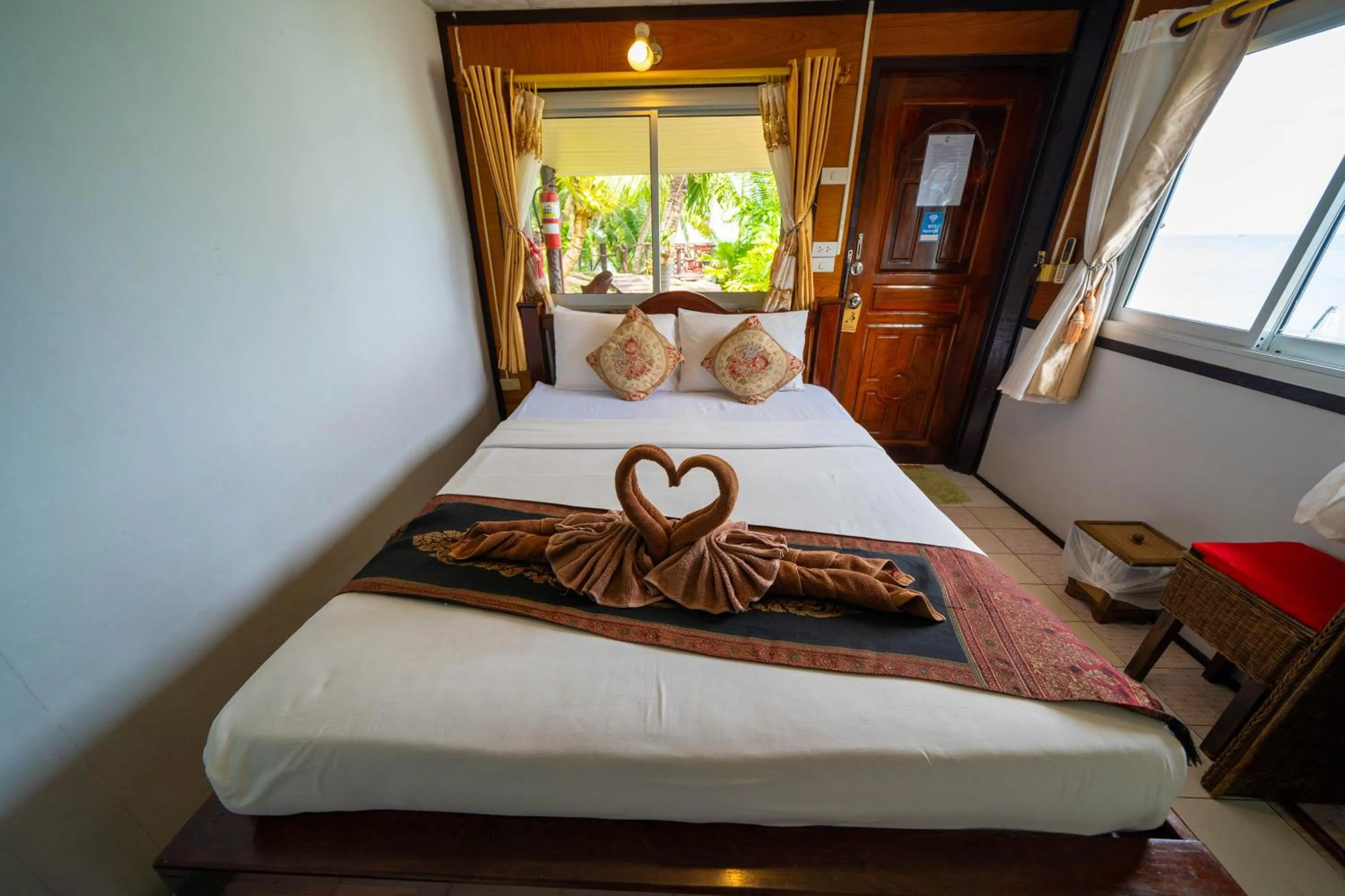 Bed in Tongta Phaview Resort