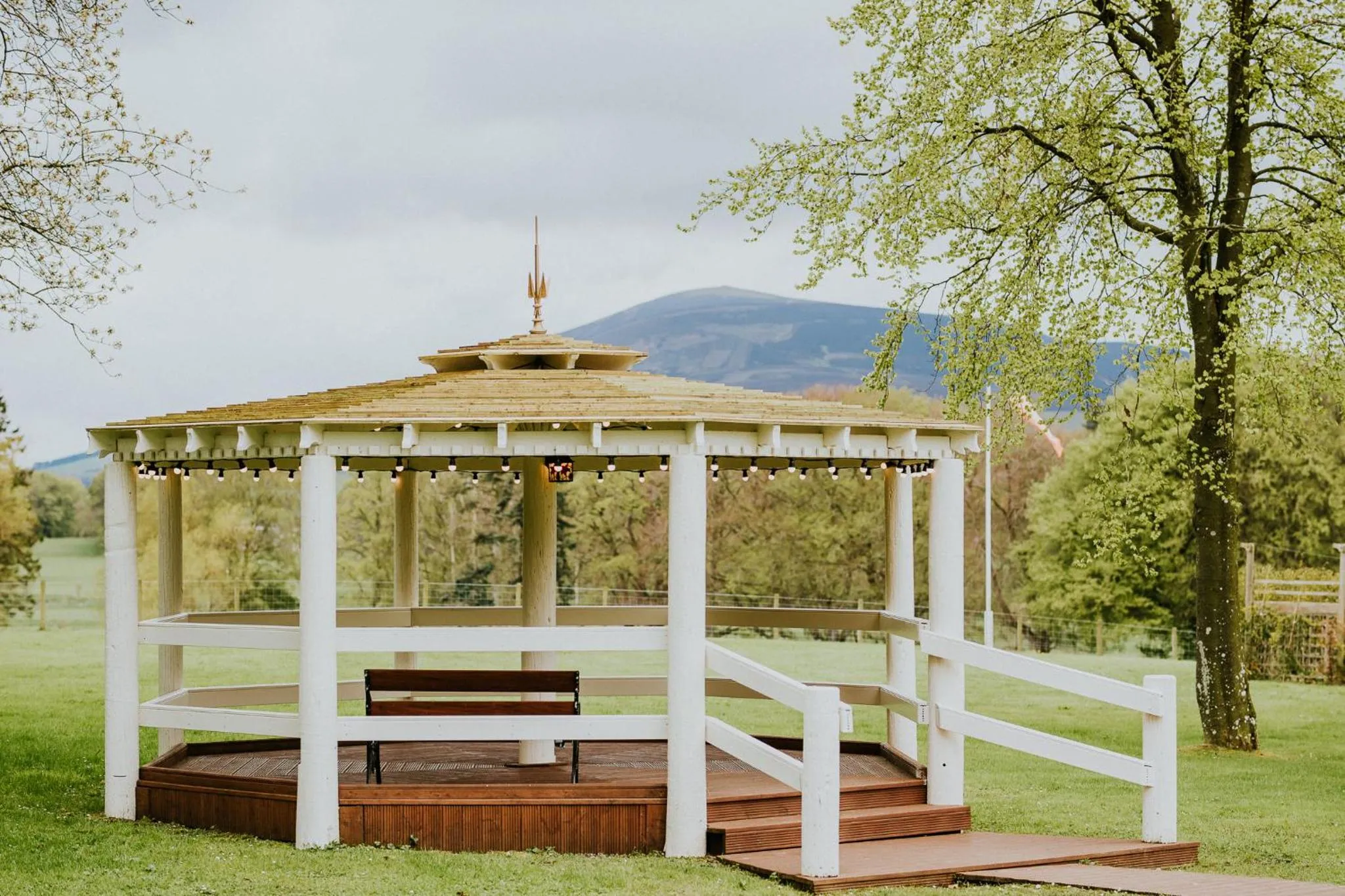 Garden in Cornhill Castle