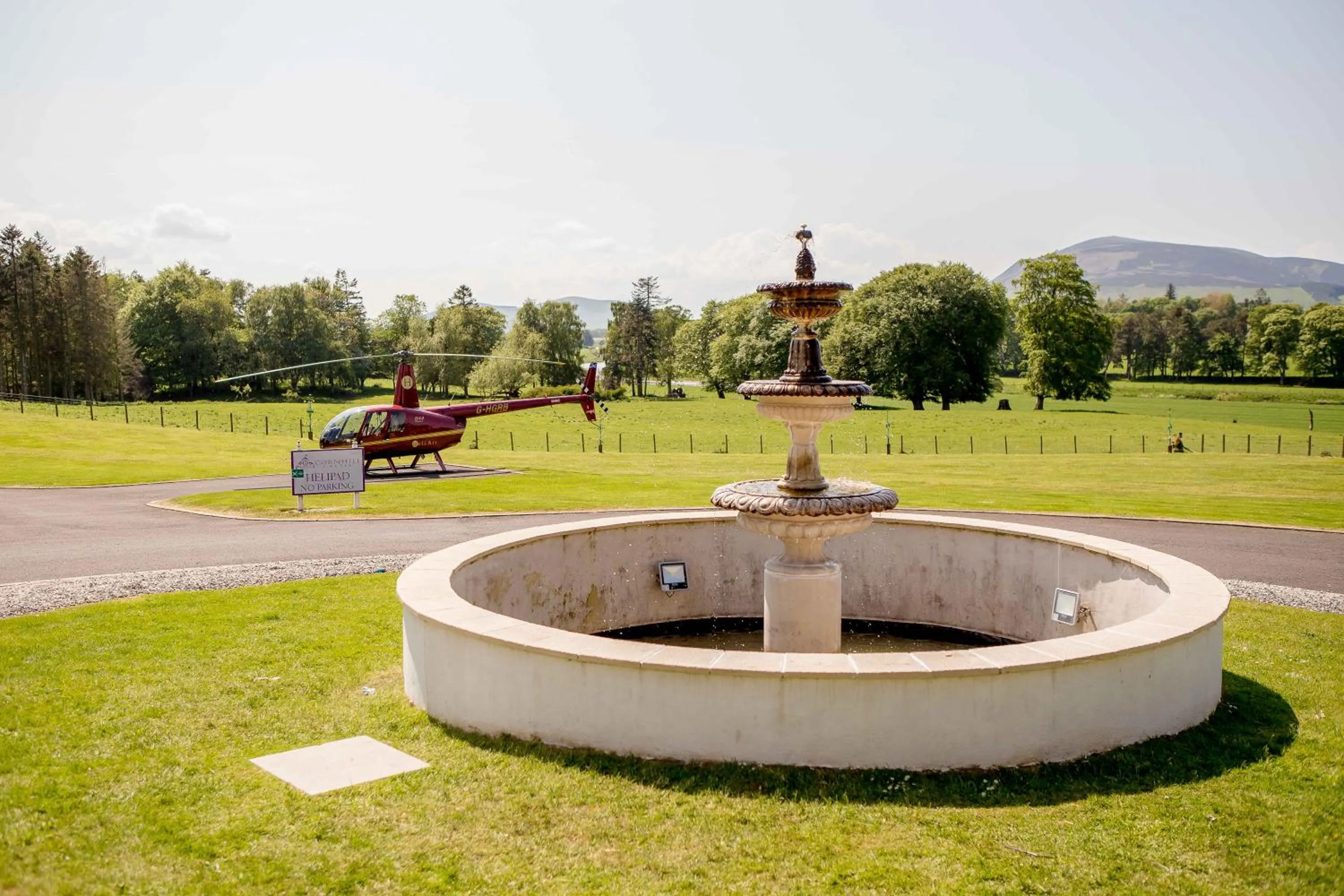 Garden in Cornhill Castle