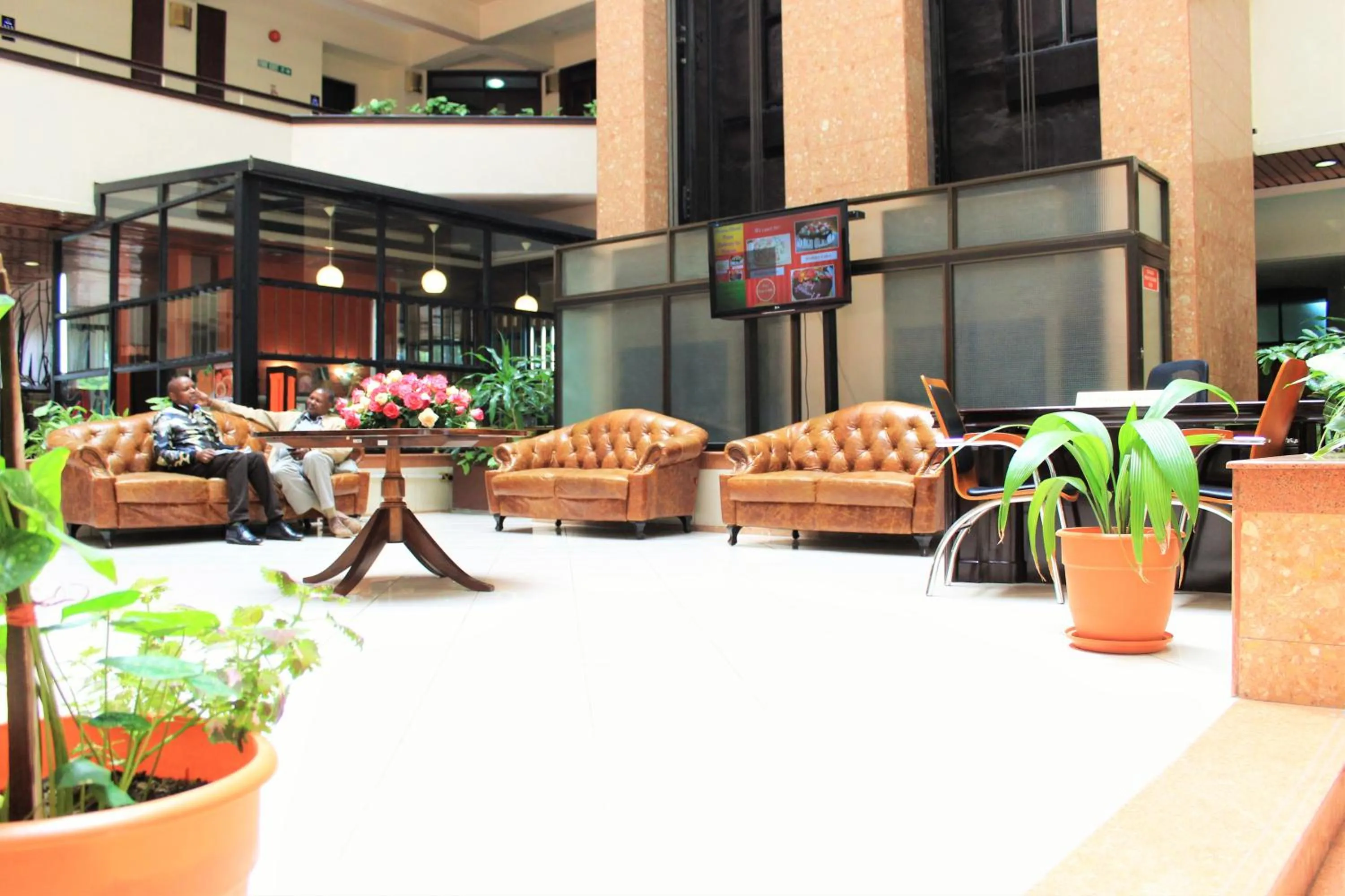 Lobby or reception in Merica Hotel