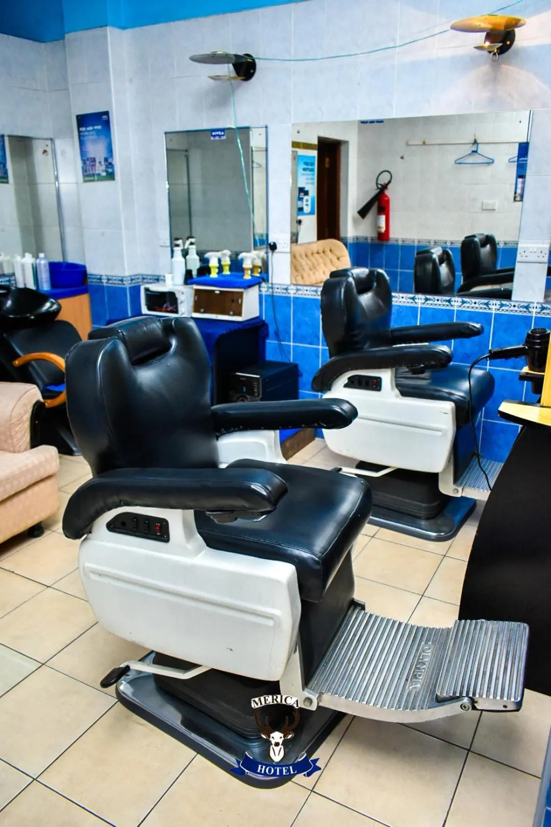 hair dresser in Merica Hotel