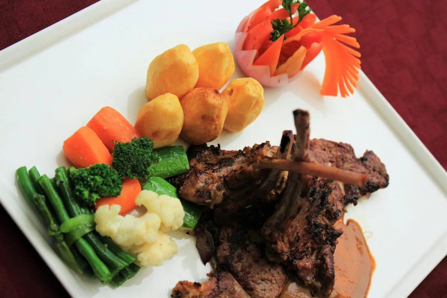 Food in Merica Hotel