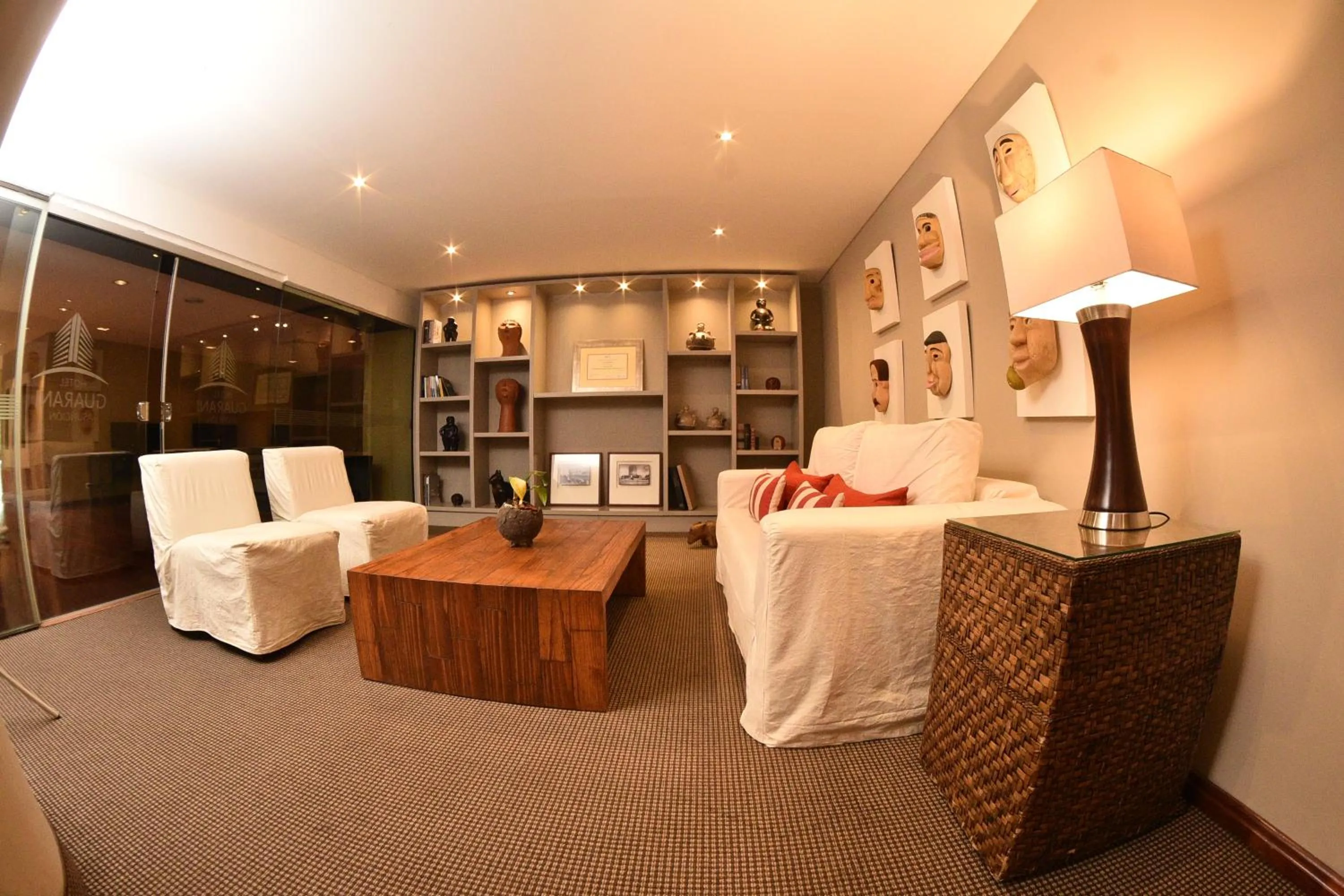 Seating area in Hotel Guarani Asuncion