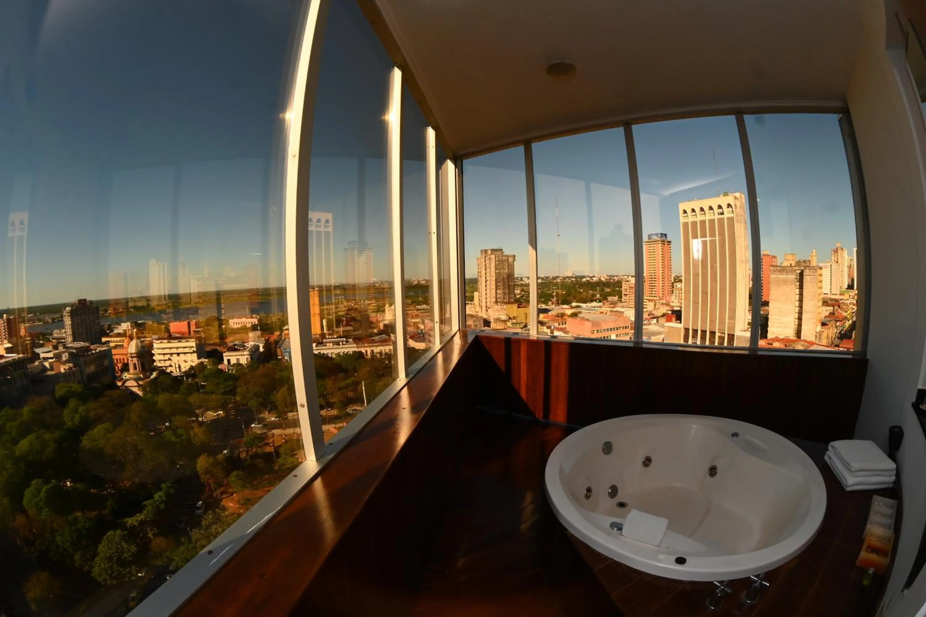 City view in Hotel Guarani Asuncion