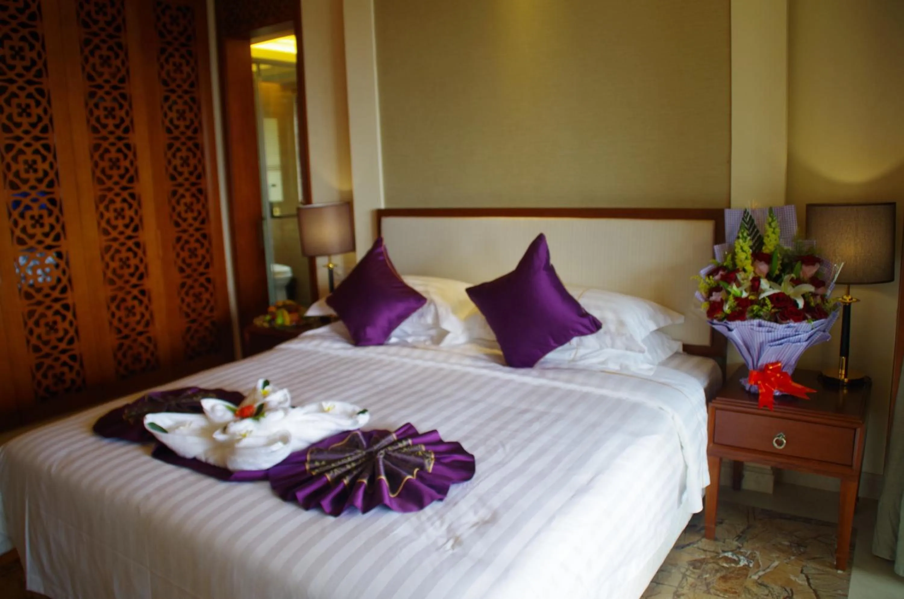 Bedroom, Bed in Stony Brook Villa Jianguo Resort Sanya