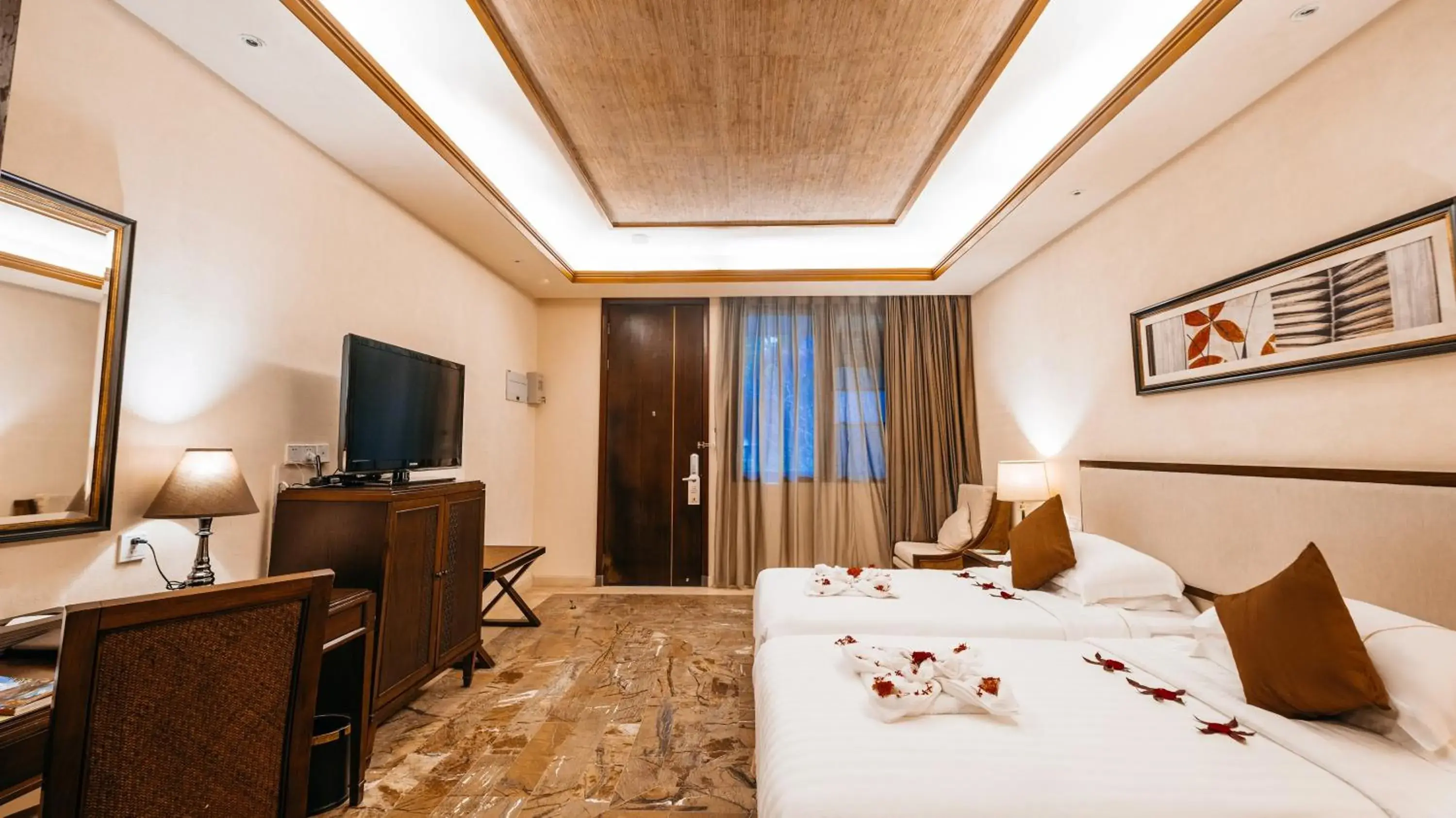 Twin Room in Stony Brook Villa Jianguo Resort Sanya Twin Room in Stony Brook Villa Jianguo Resort Sanya