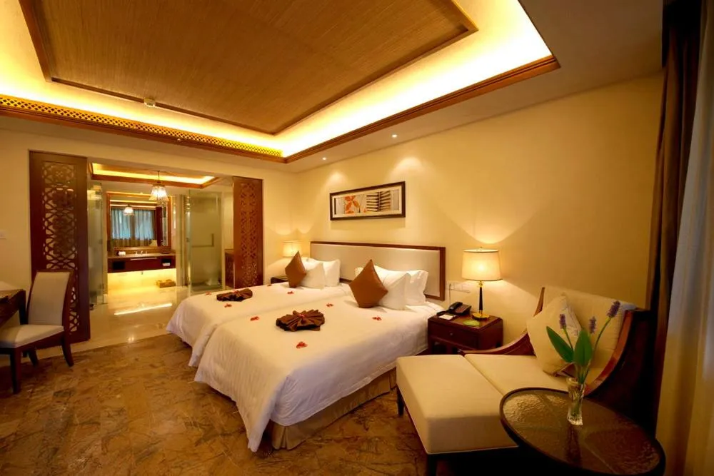 Bedroom, Bed in Stony Brook Villa Jianguo Resort Sanya