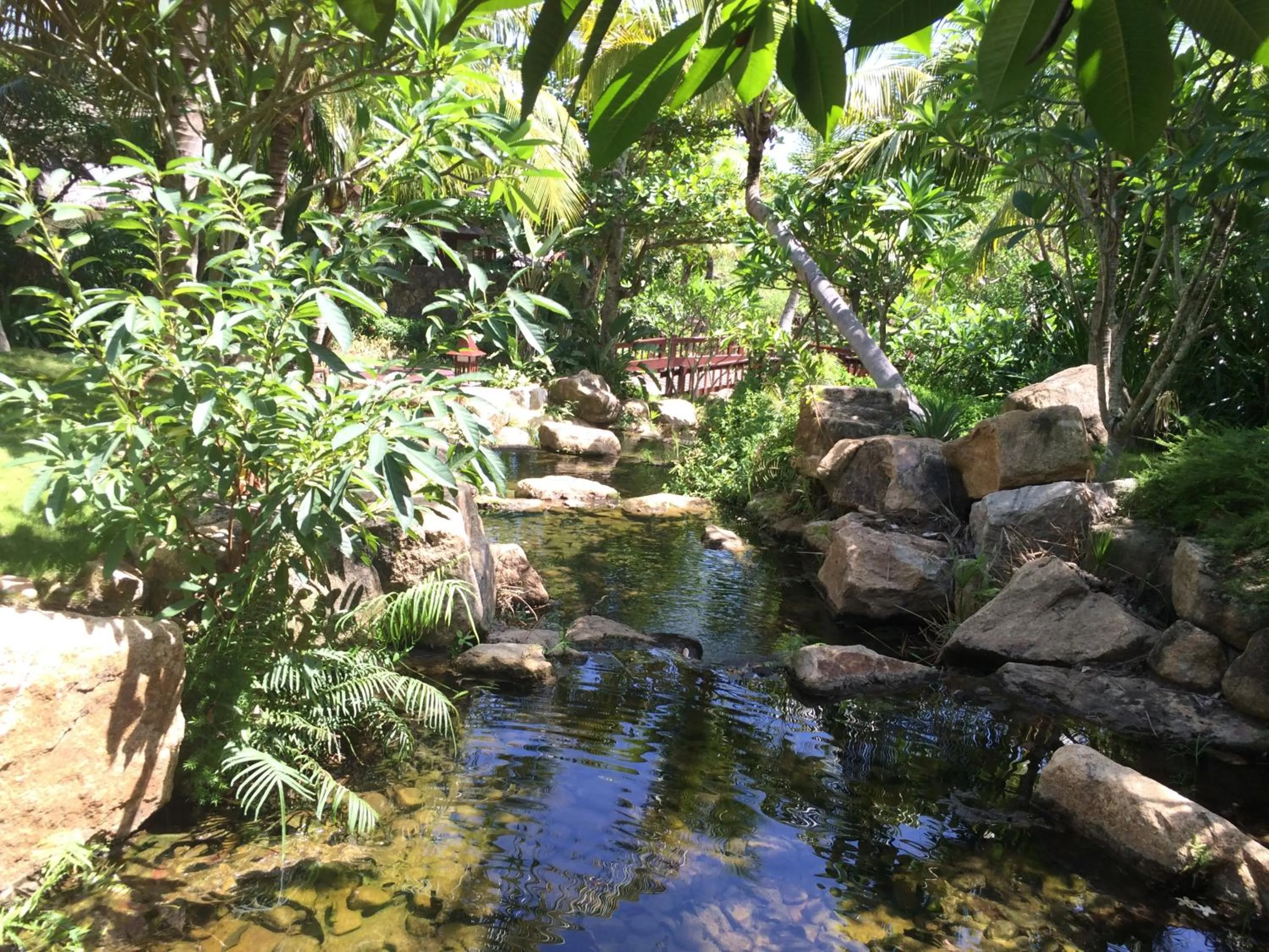 Garden in Stony Brook Villa Jianguo Resort Sanya