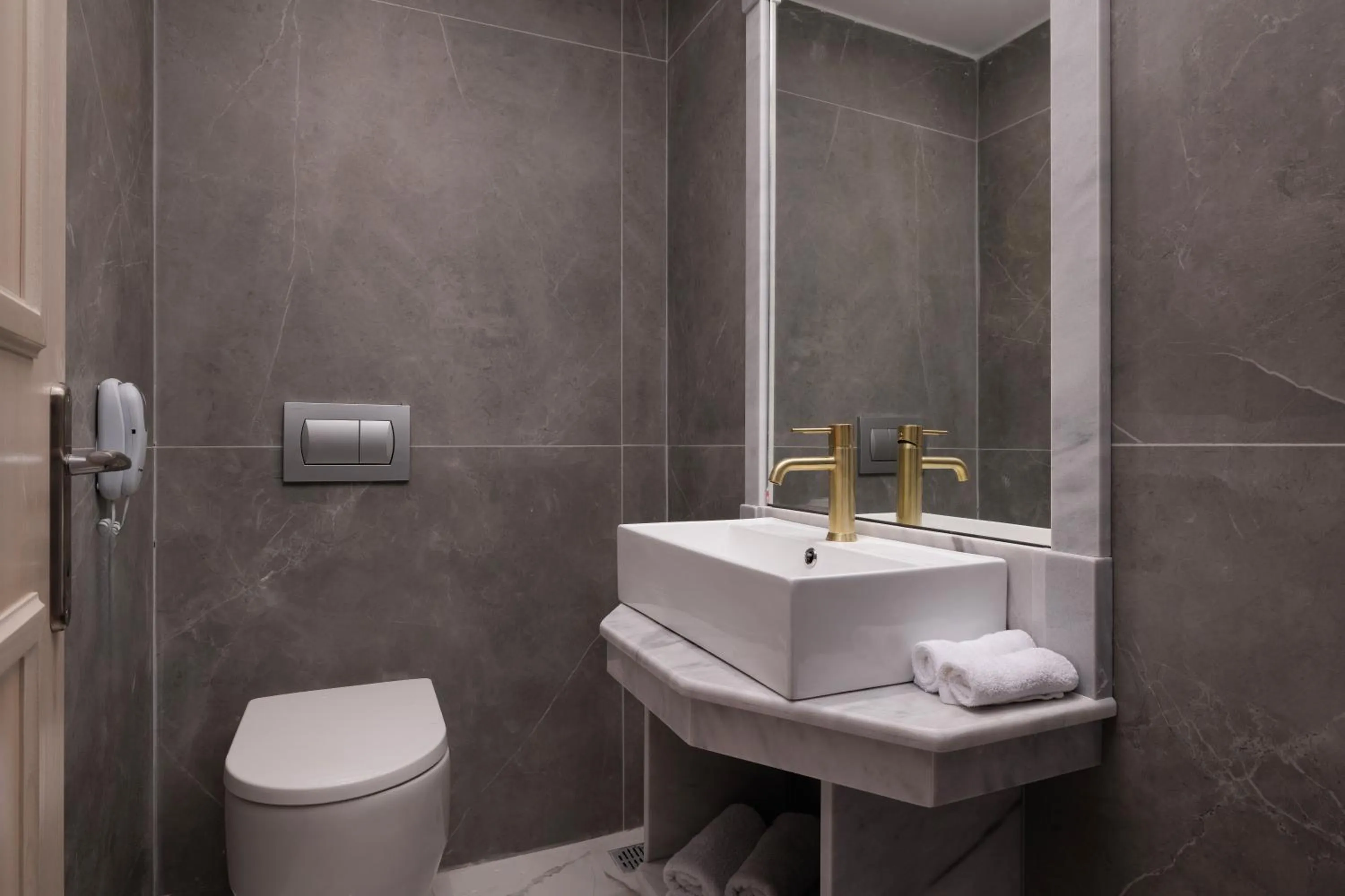 Bathroom in Mythos Panorama - Adults Only