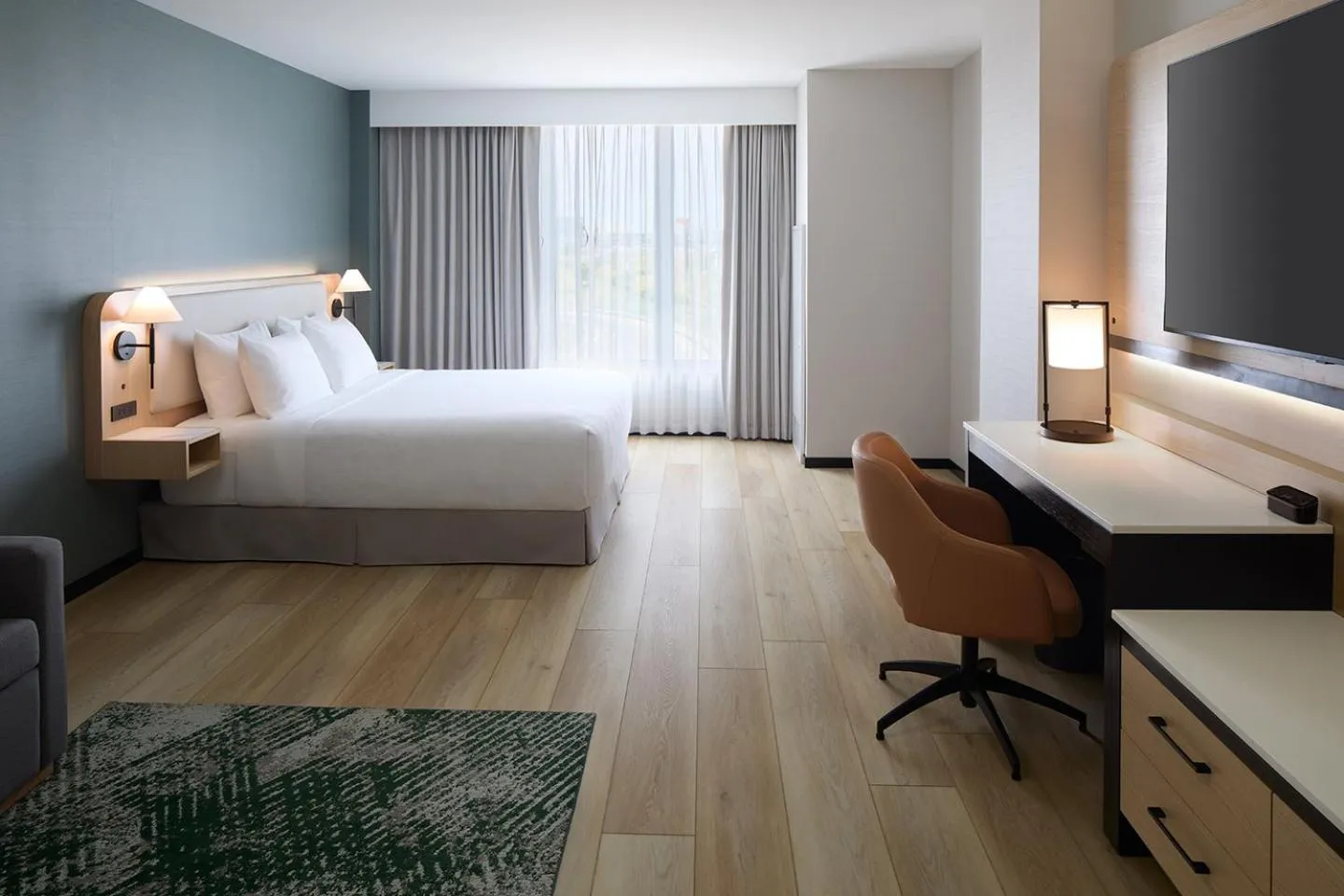 Bedroom, Bed in Hyatt Place Montreal Airport