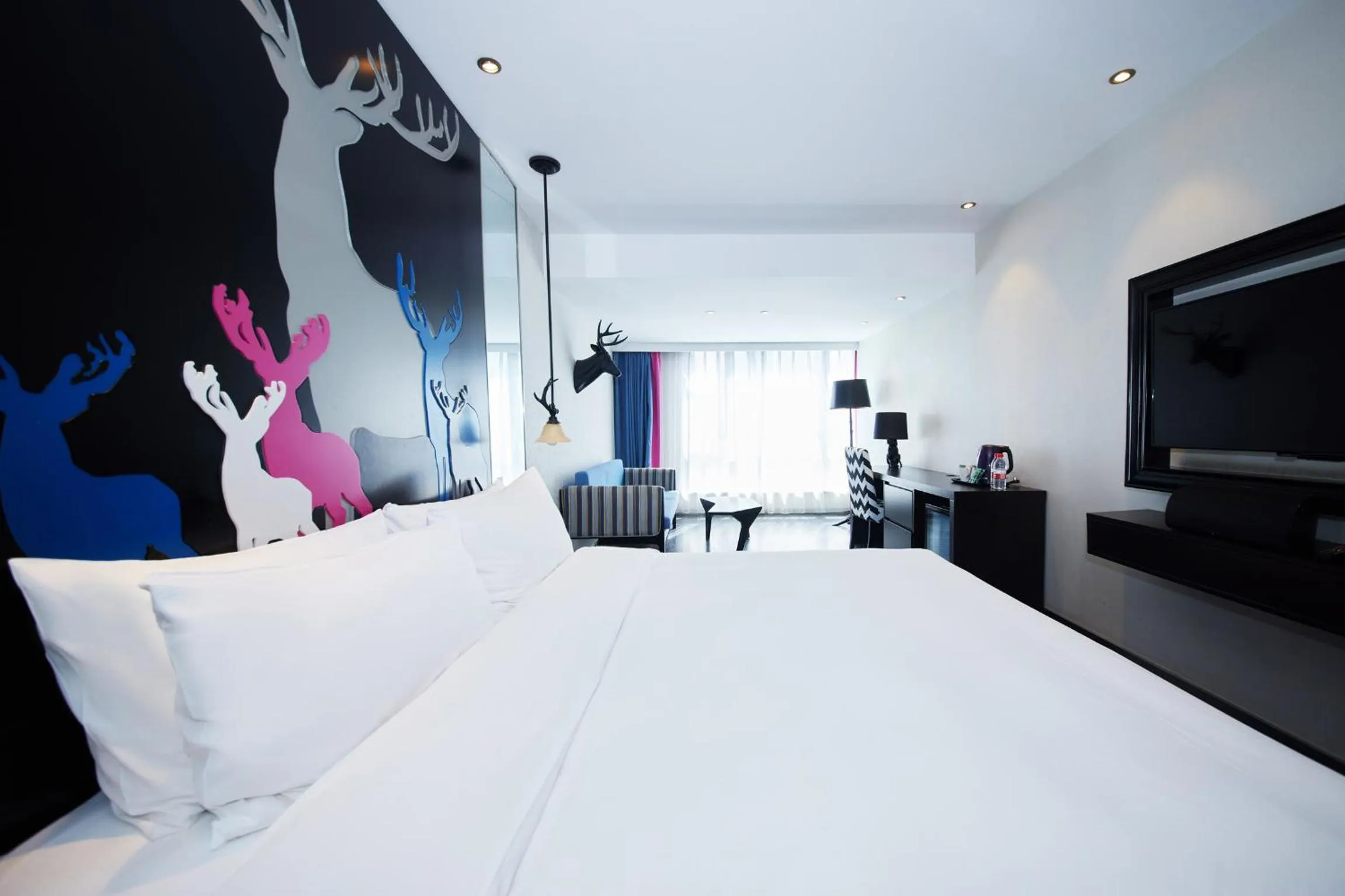Bedroom, Bed in Orange Hotel Shanghai Hongkou Football Stadium Branch