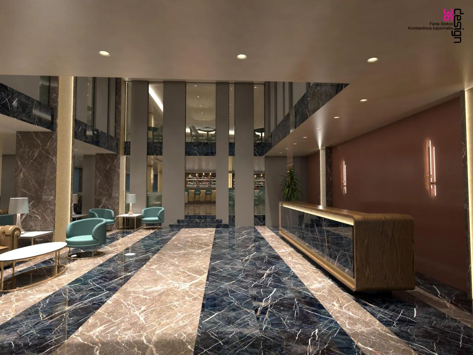 Lobby or reception in Great Athens Hotel