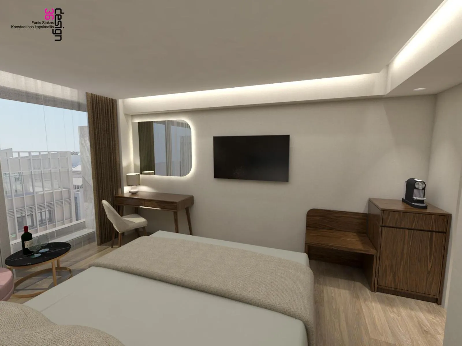 Bedroom, Bed in Great Athens Hotel