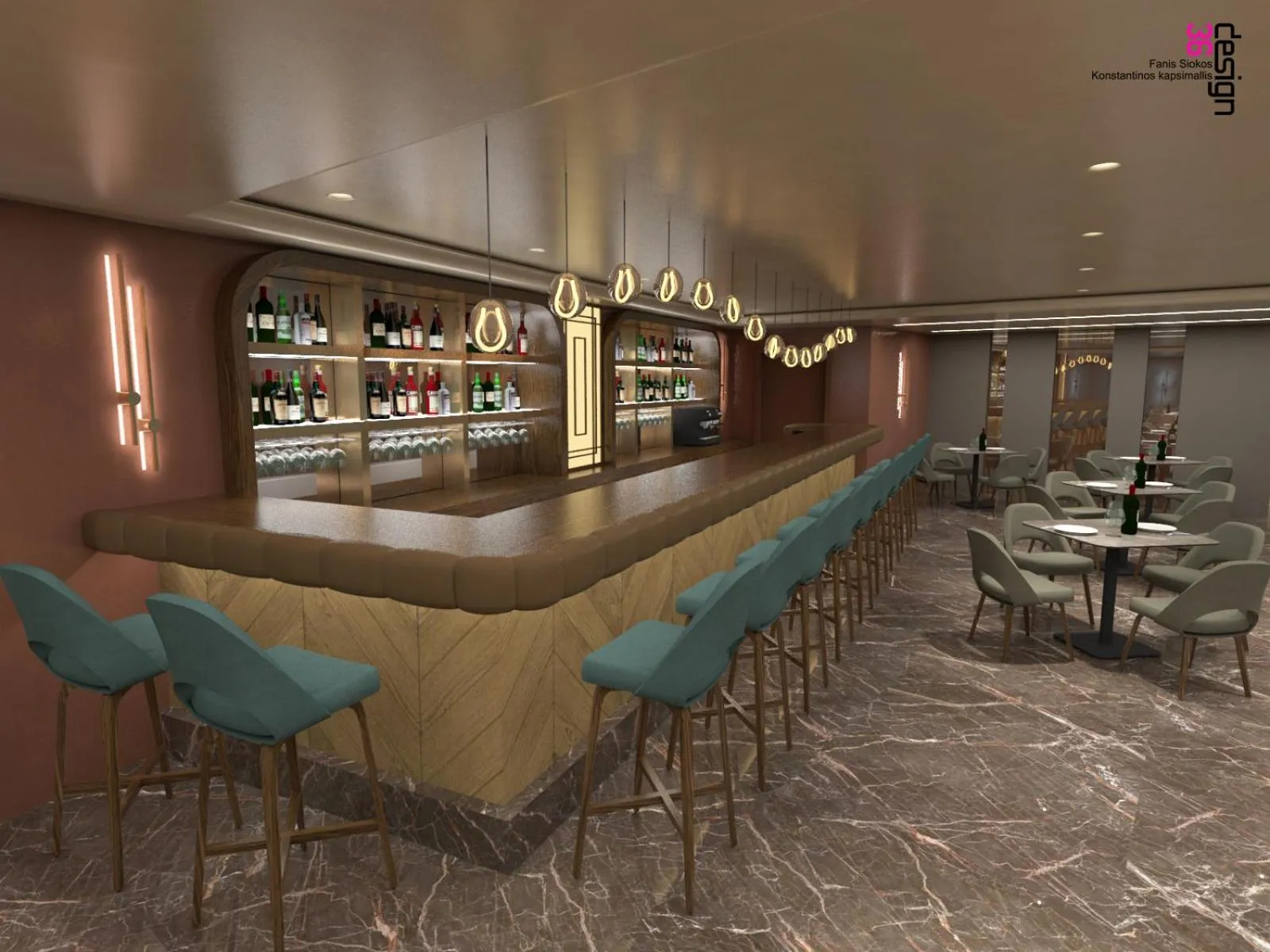 Lounge or bar in Great Athens Hotel