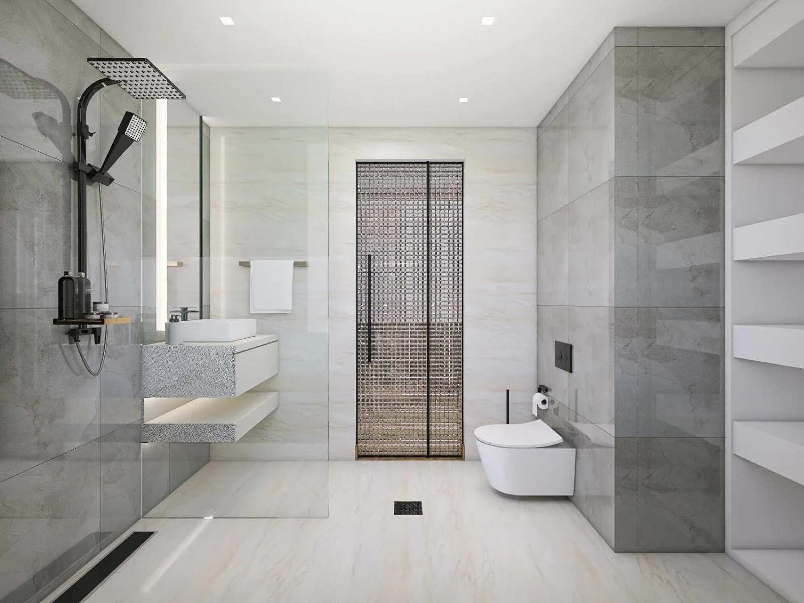 Bathroom in Captain Napoleon Paterakis CNP Luxurious Suites