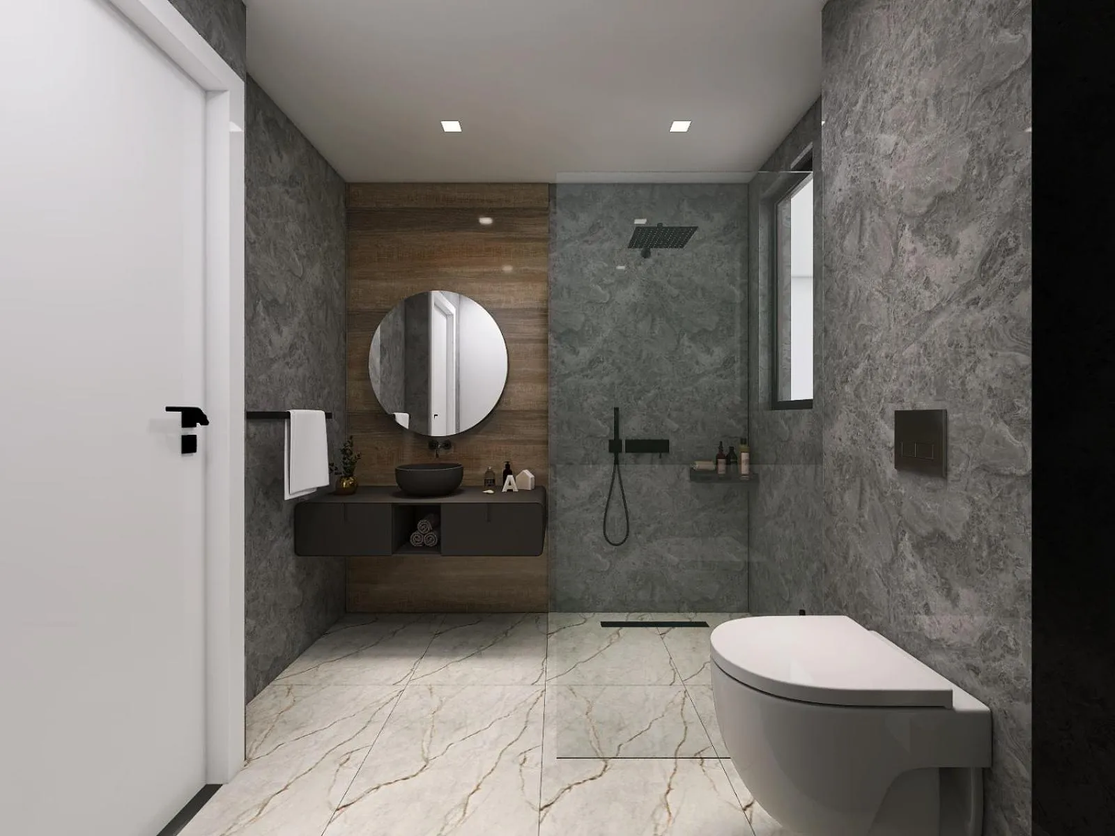 Bathroom in Captain Napoleon Paterakis CNP Luxurious Suites