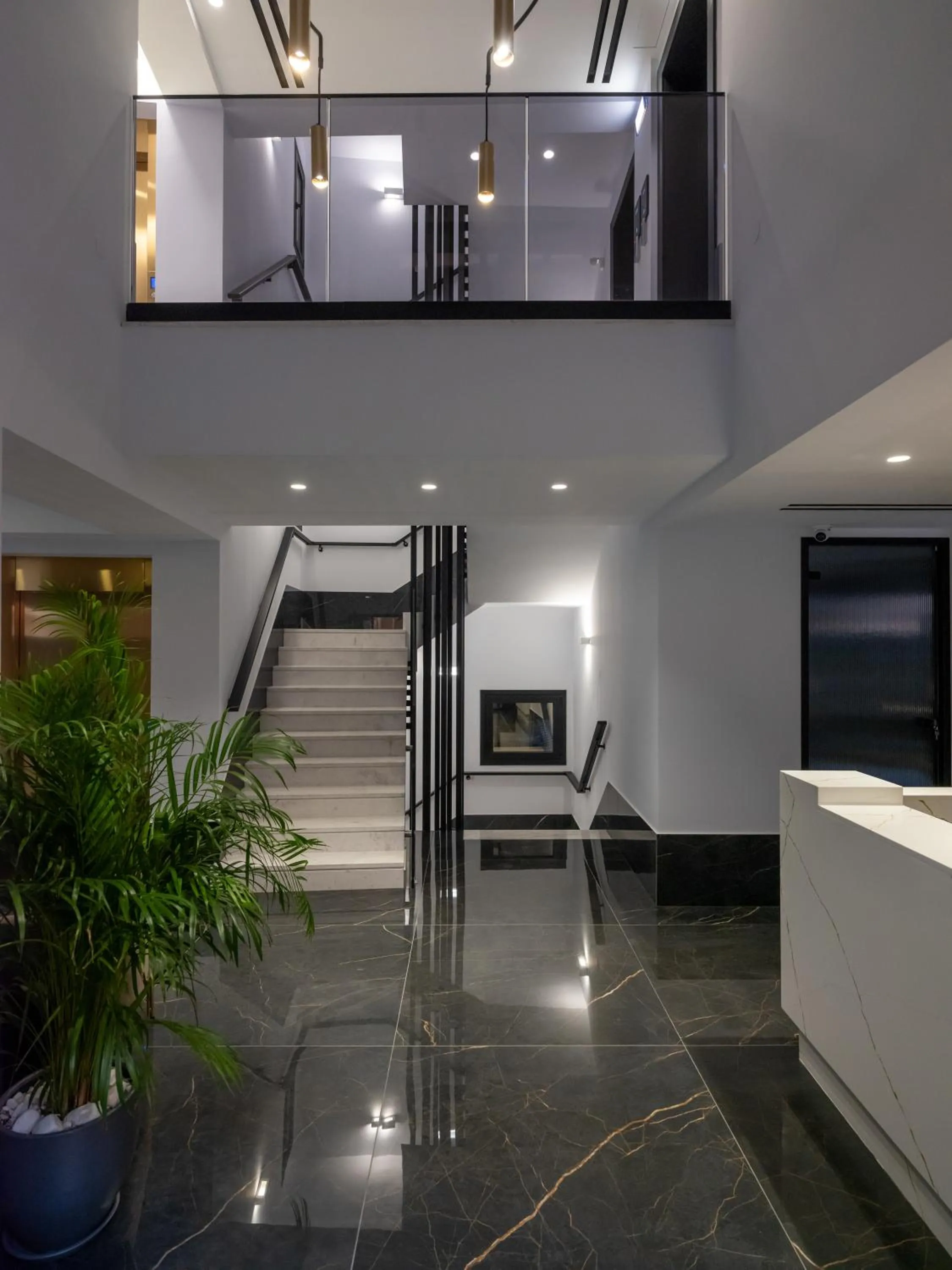 Lobby or reception in Captain Napoleon Paterakis CNP Luxurious Suites